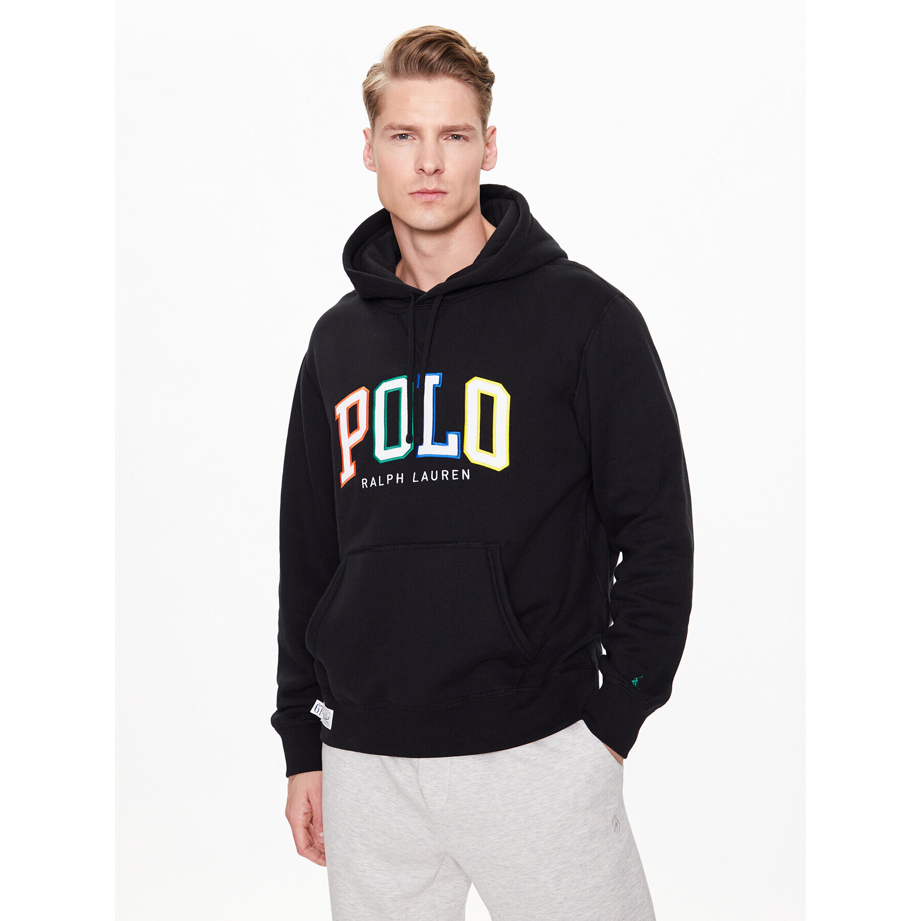 Polo Ralph Lauren Mikina 710890190001 Čierna Regular Fit - Pepit.sk