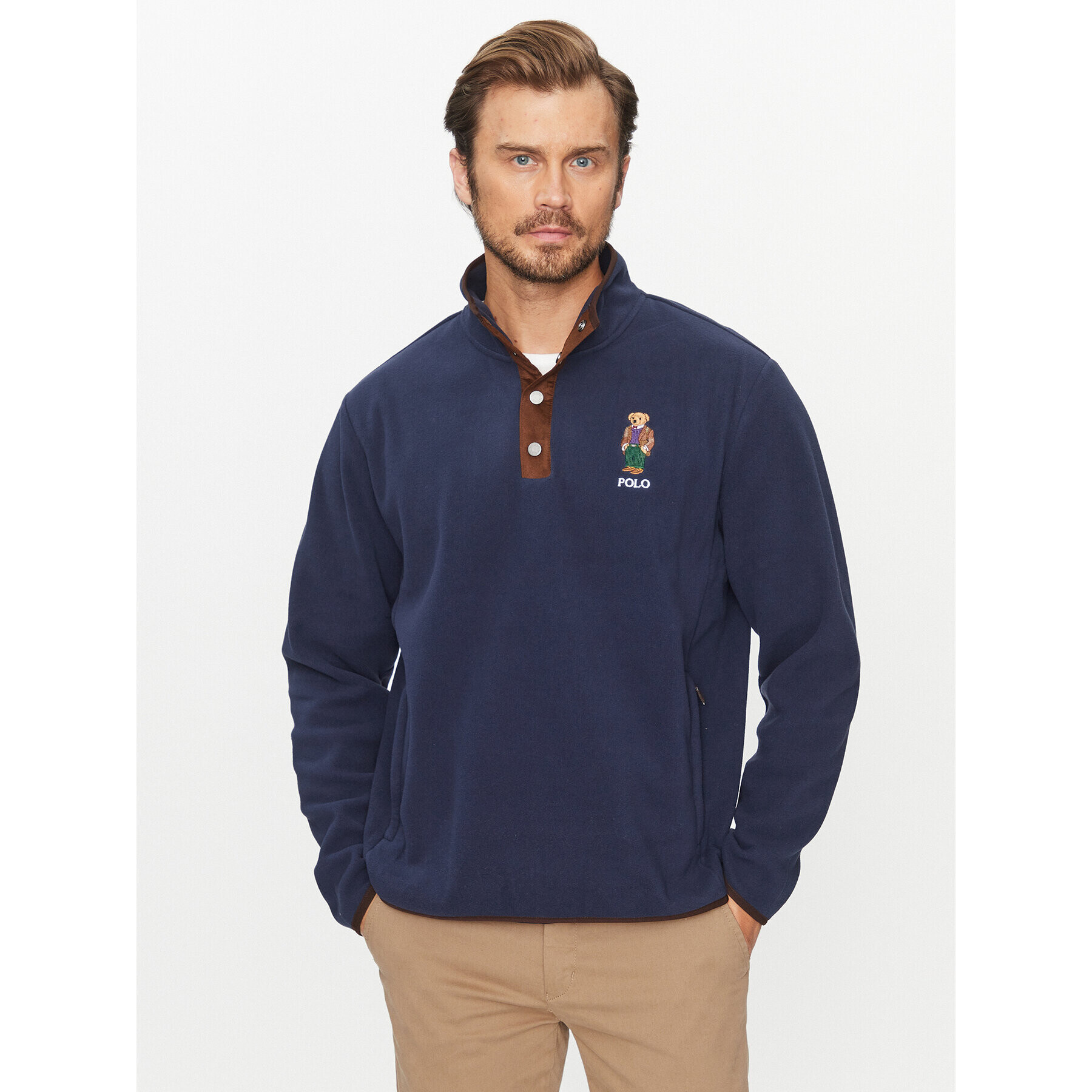 Polo Ralph Lauren Mikina 710930549001 Tmavomodrá Regular Fit - Pepit.sk