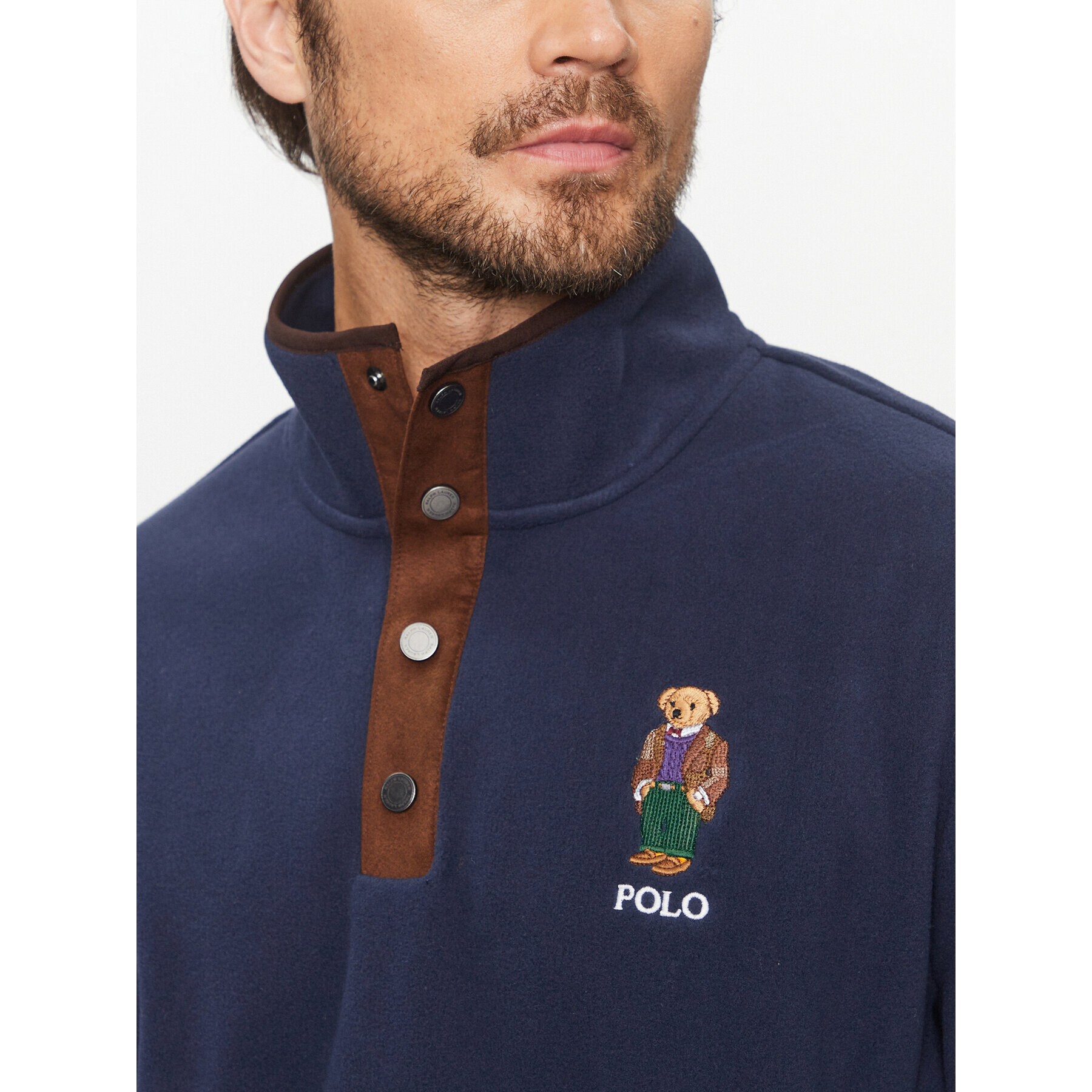 Polo Ralph Lauren Mikina 710930549001 Tmavomodrá Regular Fit - Pepit.sk