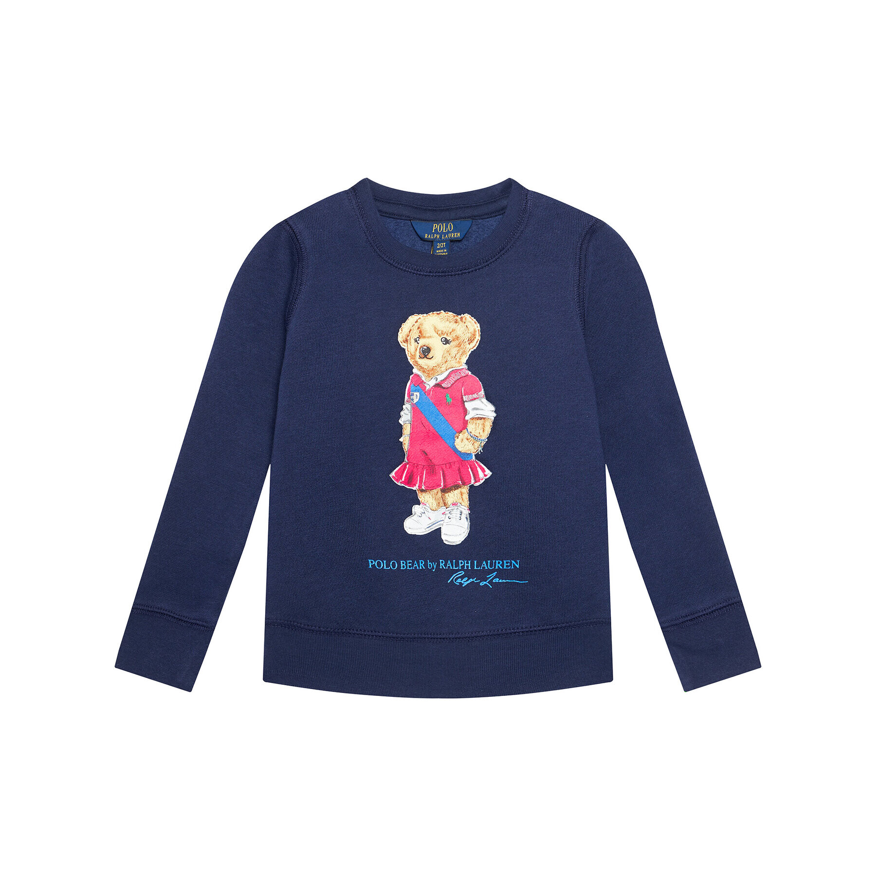 Polo Ralph Lauren Mikina Bear Fleece 313837228001 Tmavomodrá Regular Fit - Pepit.sk