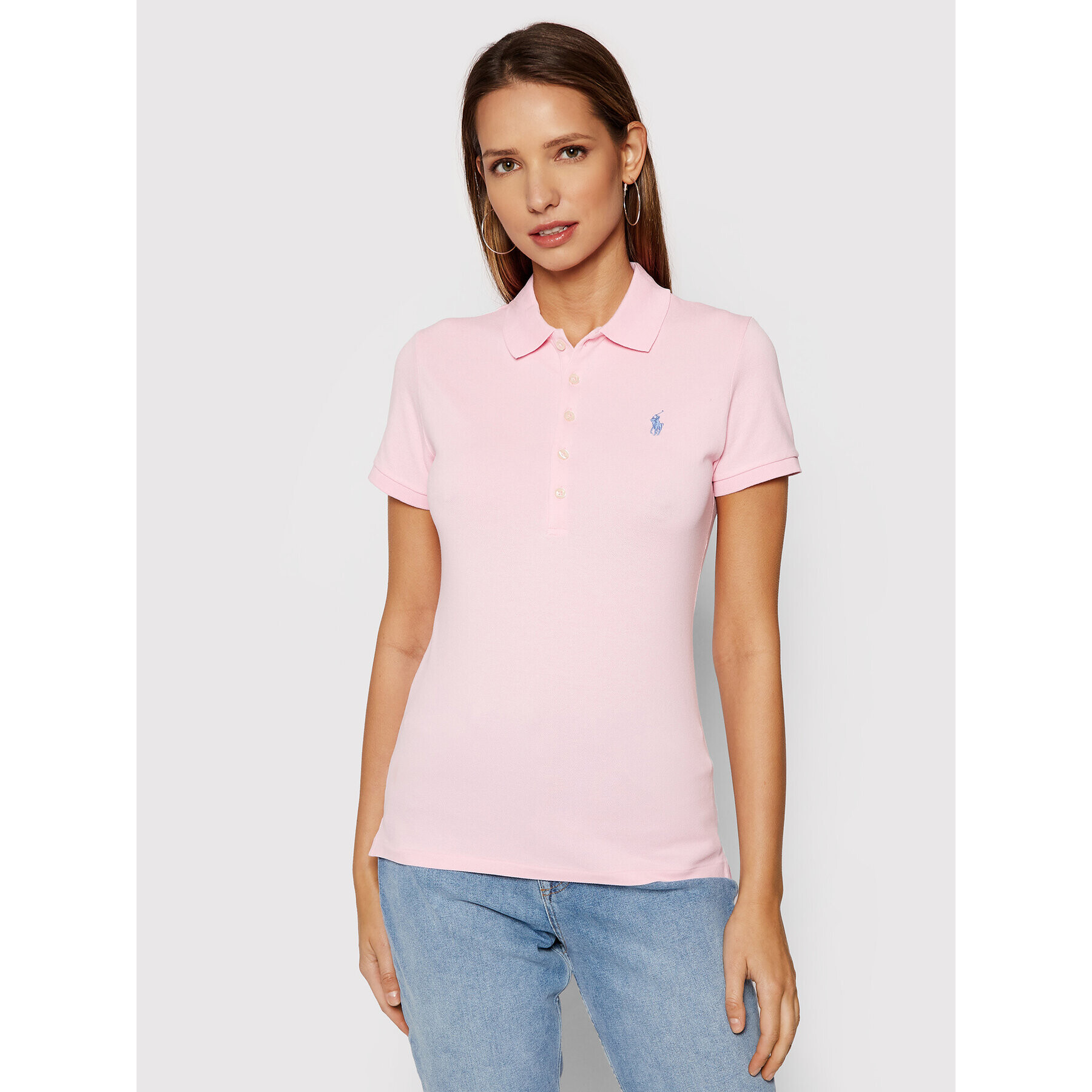 Polo Ralph Lauren Polokošeľa 211505654069 Ružová Slim Fit - Pepit.sk