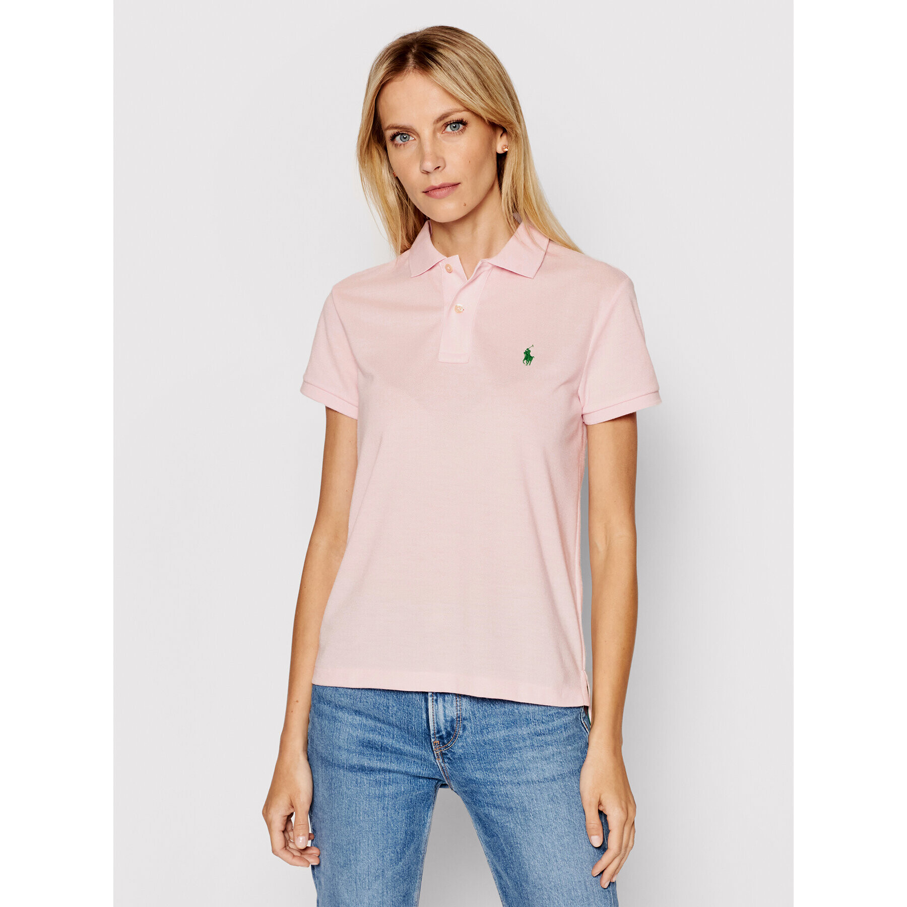 Polo Ralph Lauren Polokošeľa 211806666005 Ružová Classic Fit - Pepit.sk