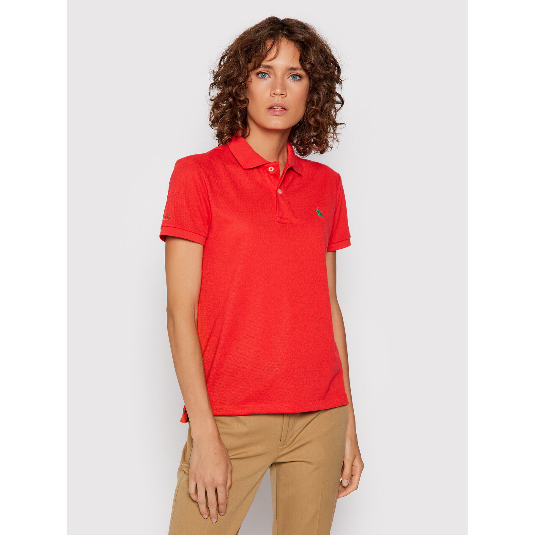 Polo Ralph Lauren Polokošeľa 211806666011 Červená Classic Fit - Pepit.sk