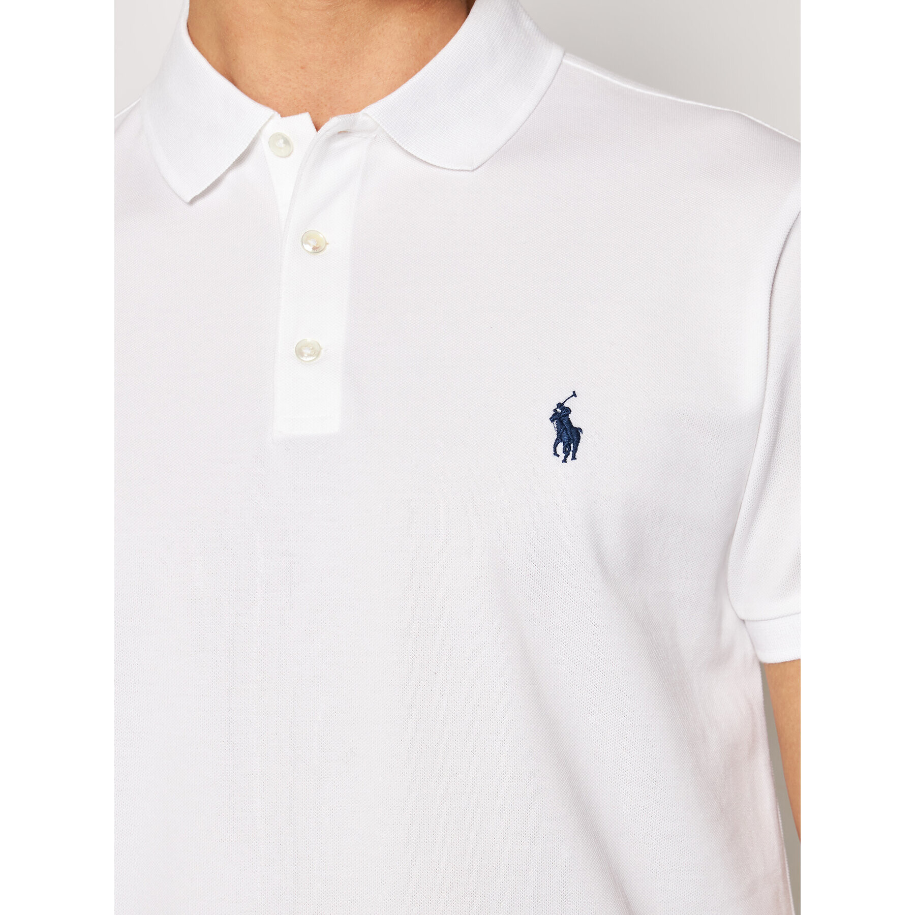 Polo Ralph Lauren Polokošeľa 710541705 Biela Slim Fit - Pepit.sk