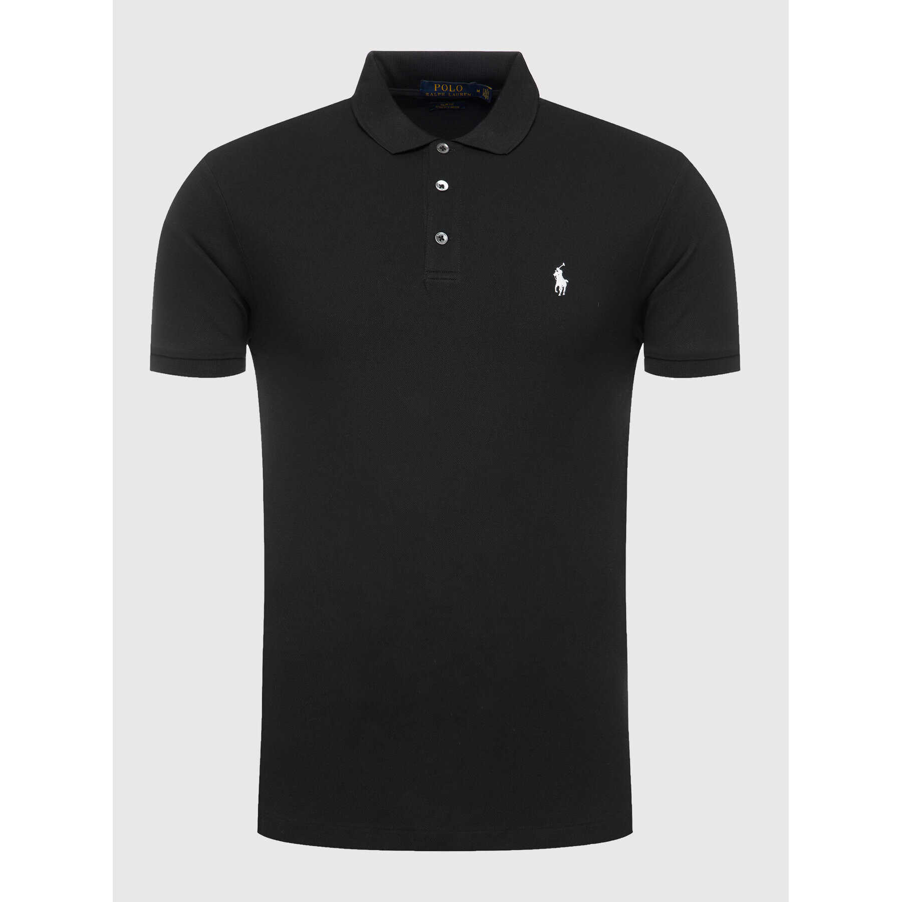 Polo Ralph Lauren Polokošeľa 710541705 Čierna Slim Fit - Pepit.sk