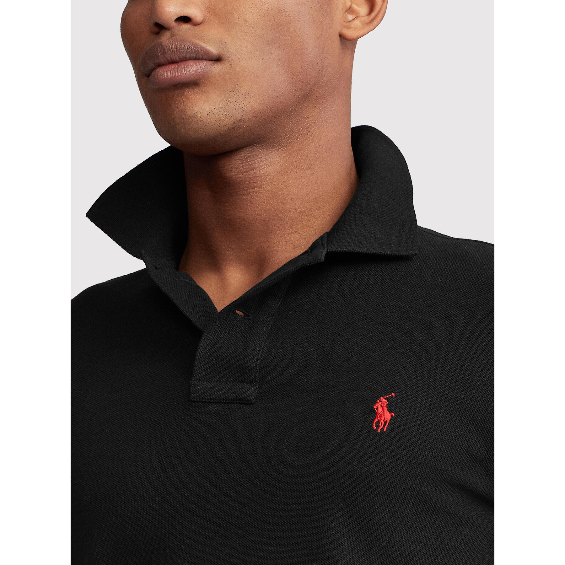 Polo Ralph Lauren Polokošeľa 710681126037 Čierna Slim Fit - Pepit.sk