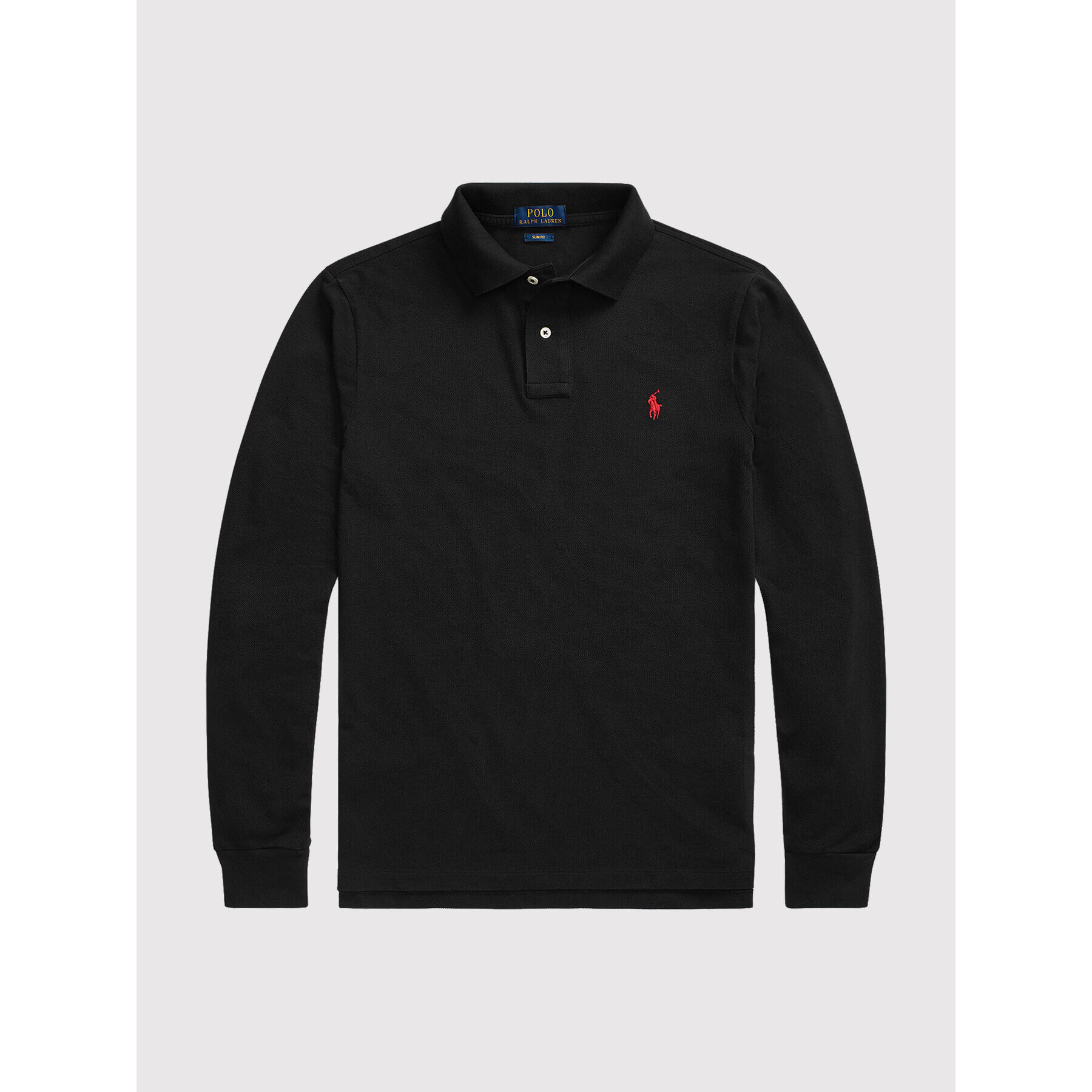 Polo Ralph Lauren Polokošeľa 710681126037 Čierna Slim Fit - Pepit.sk