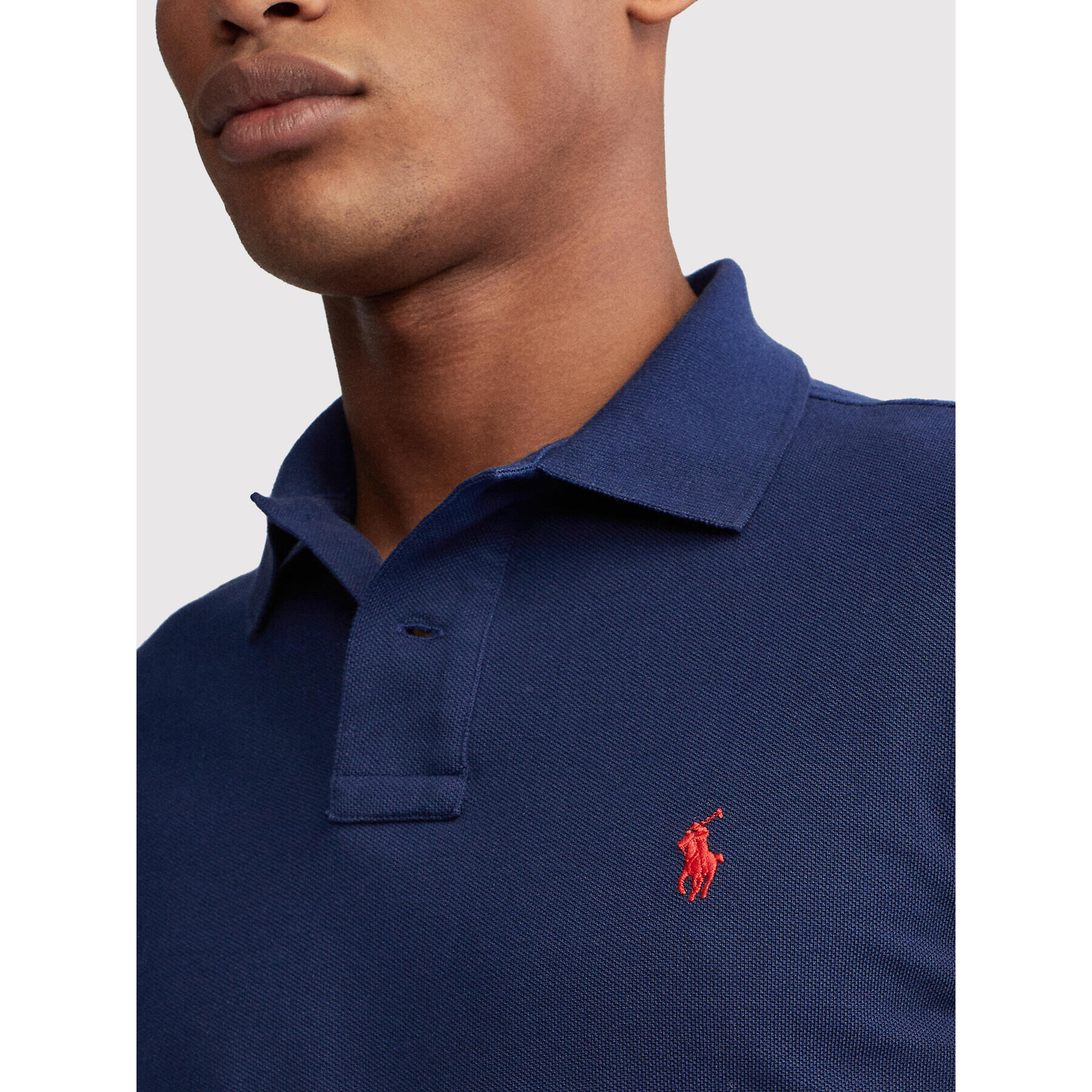 Polo Ralph Lauren Polokošeľa 710681126038 Tmavomodrá Slim Fit - Pepit.sk