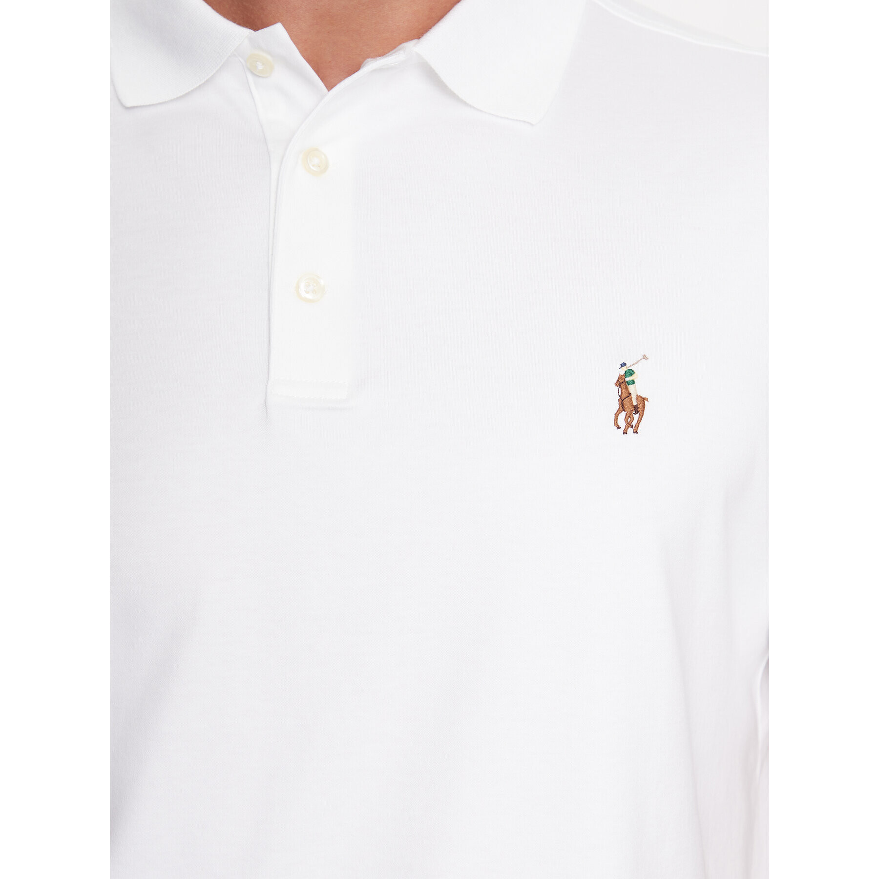 Polo Ralph Lauren Polokošeľa 710713130003 Biela Custom Slim Fit - Pepit.sk