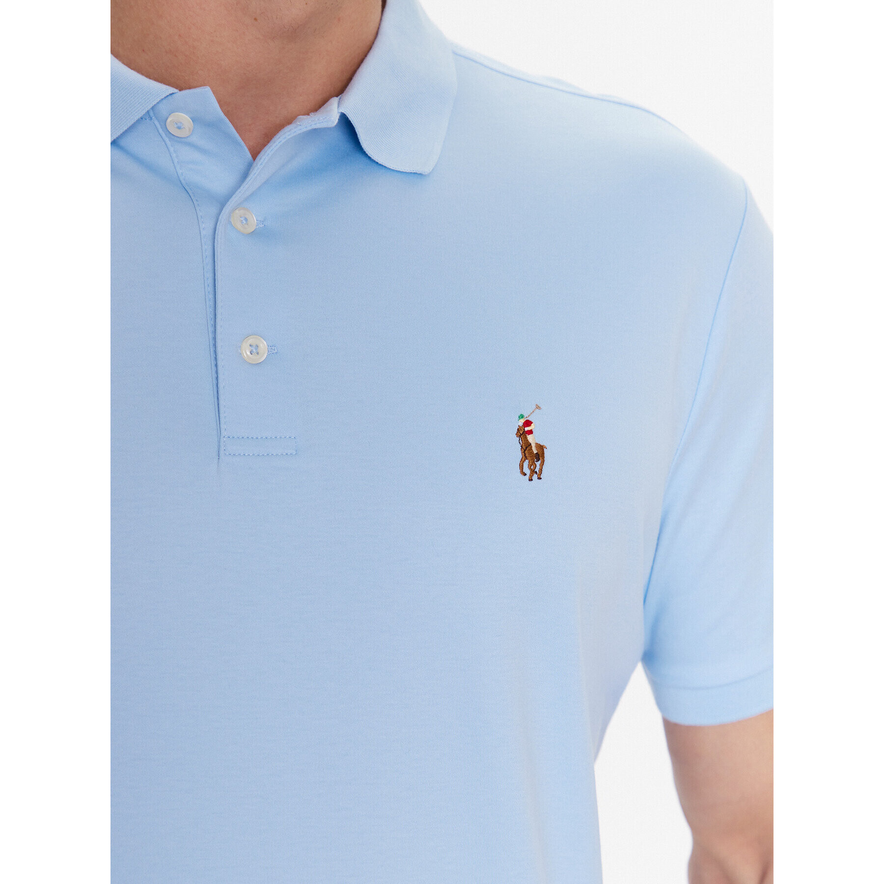 Polo Ralph Lauren Polokošeľa 710713130005 Modrá Slim Fit - Pepit.sk