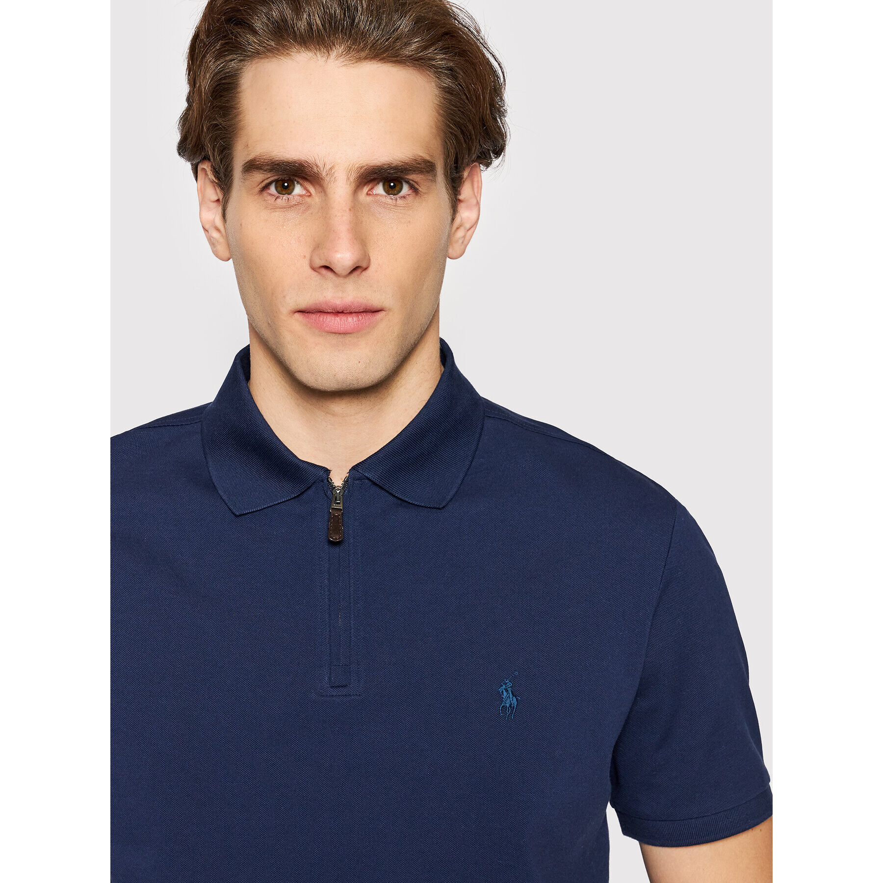 Polo Ralph Lauren Polokošeľa 710842622003 Tmavomodrá Slim Fit - Pepit.sk