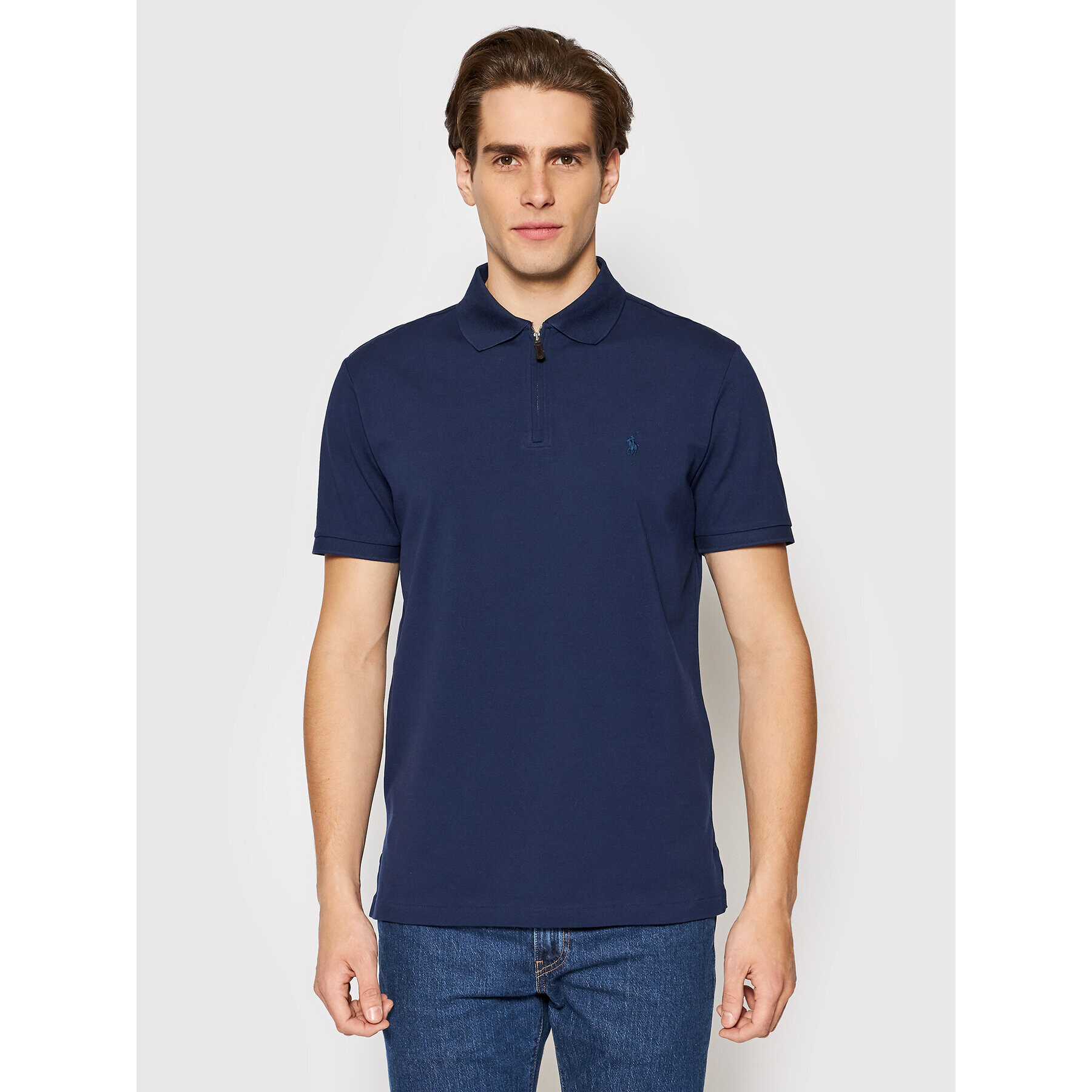 Polo Ralph Lauren Polokošeľa 710842622003 Tmavomodrá Slim Fit - Pepit.sk