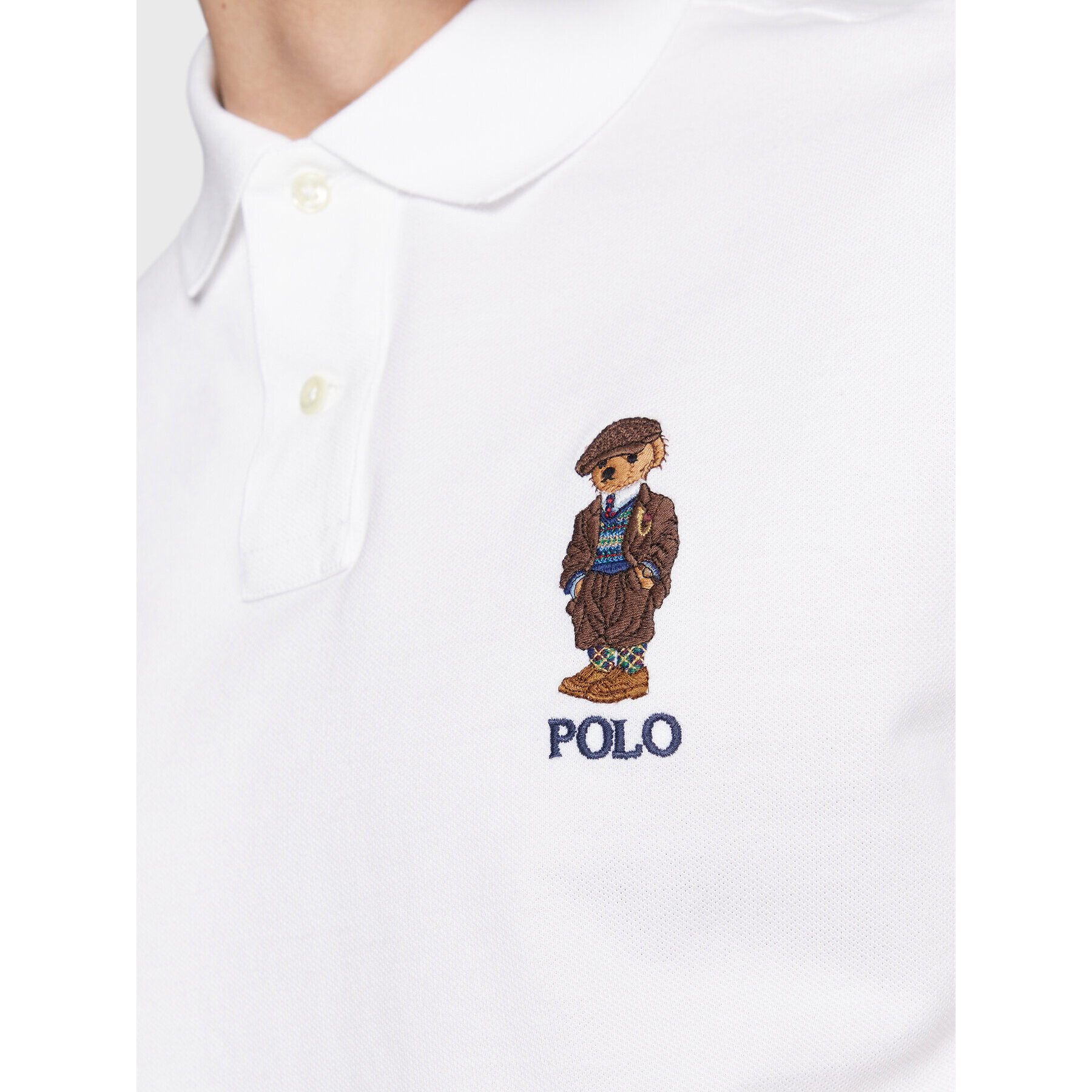 Polo Ralph Lauren Polokošeľa 710853312015 Biela Slim Fit - Pepit.sk