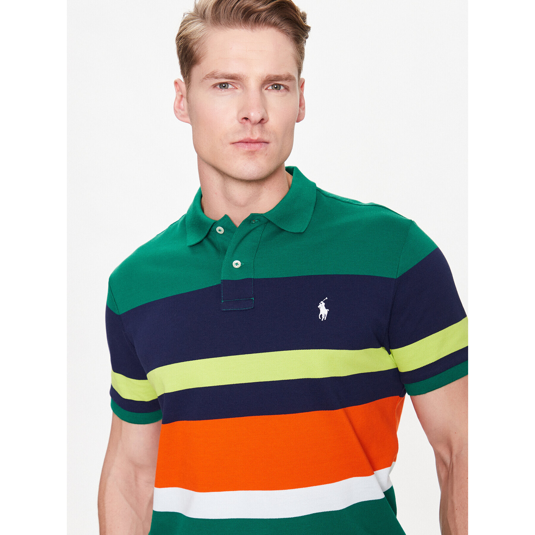 Polo Ralph Lauren Polokošeľa 710890053002 Farebná Slim Fit - Pepit.sk