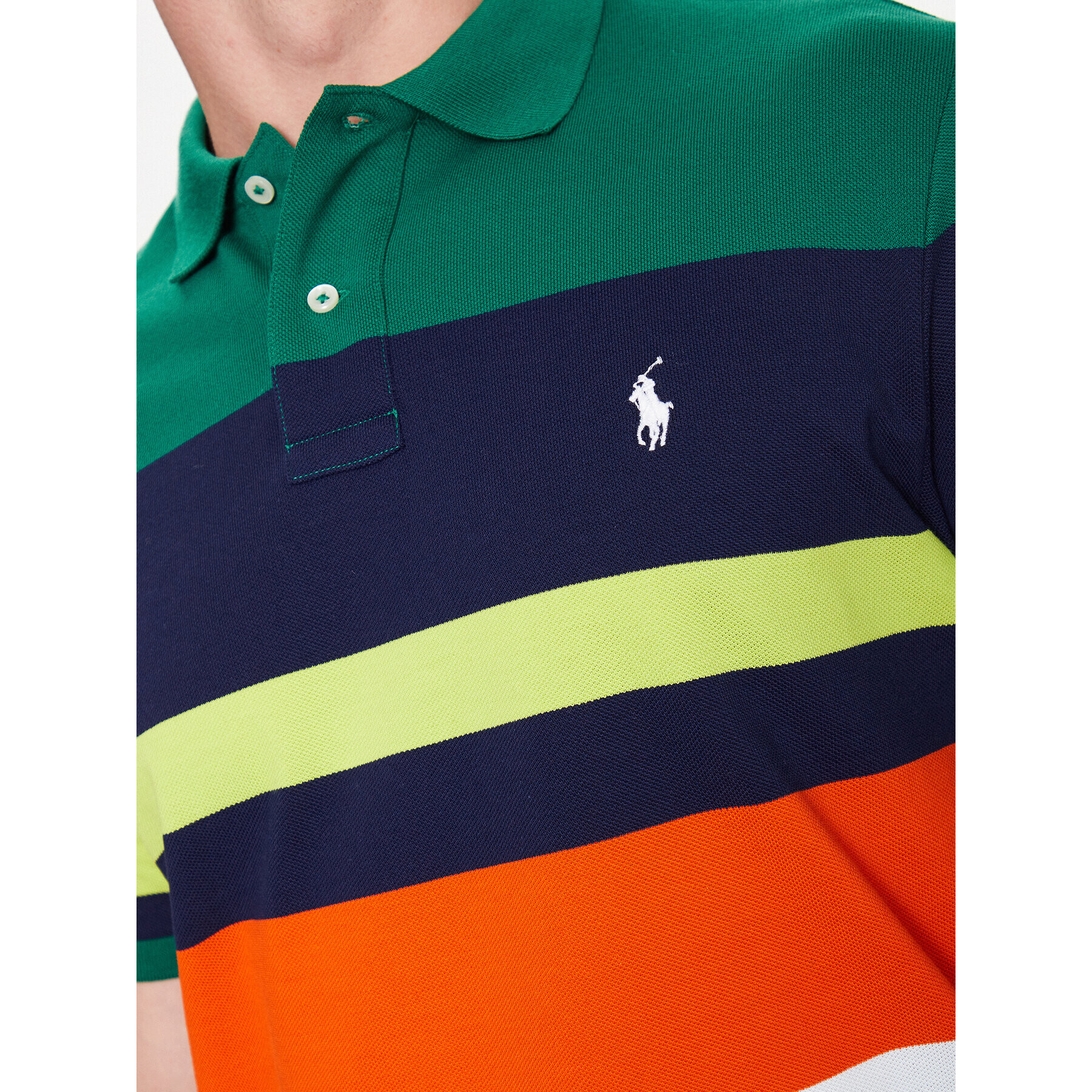 Polo Ralph Lauren Polokošeľa 710890053002 Farebná Slim Fit - Pepit.sk