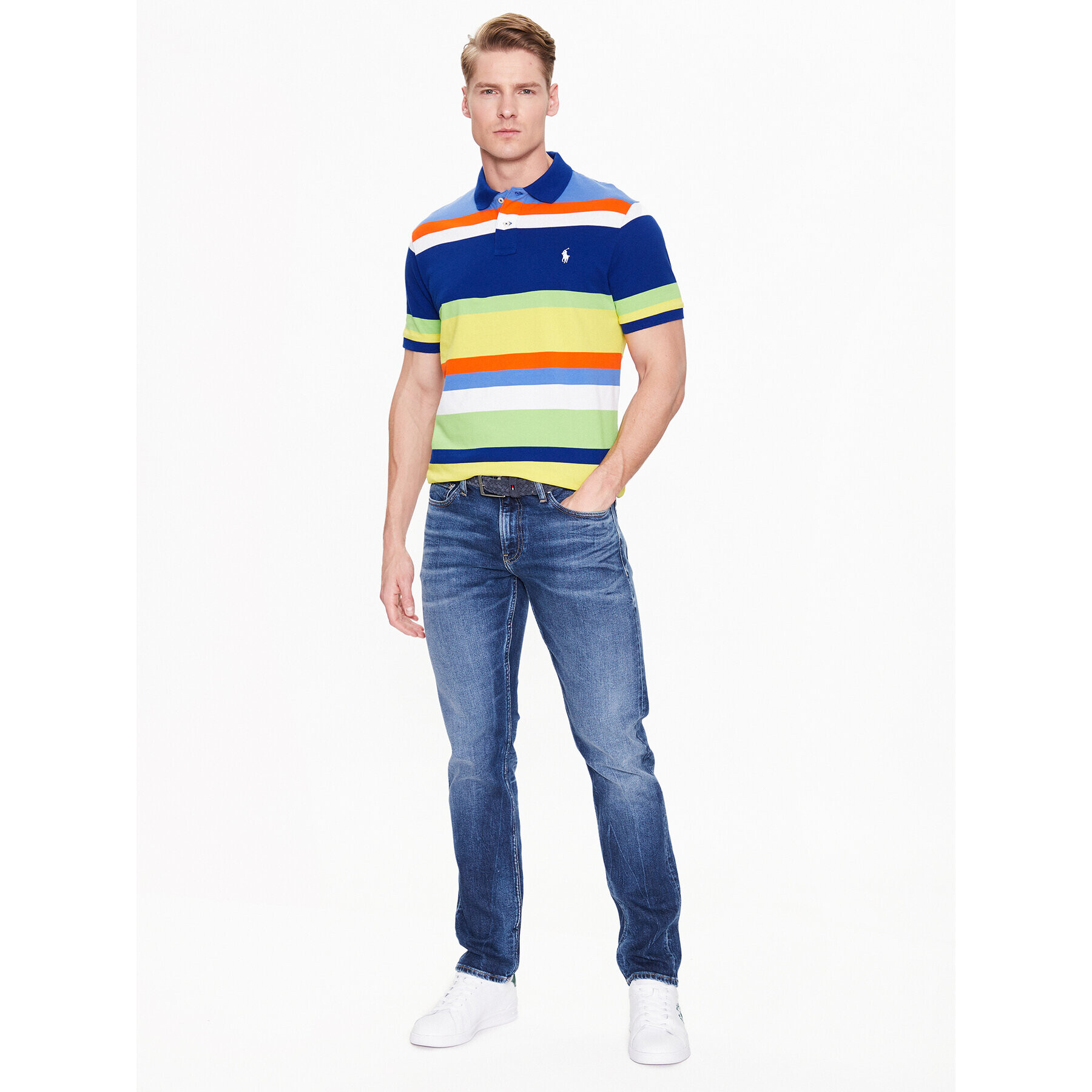 Polo Ralph Lauren Polokošeľa 710890054001 Farebná Slim Fit - Pepit.sk