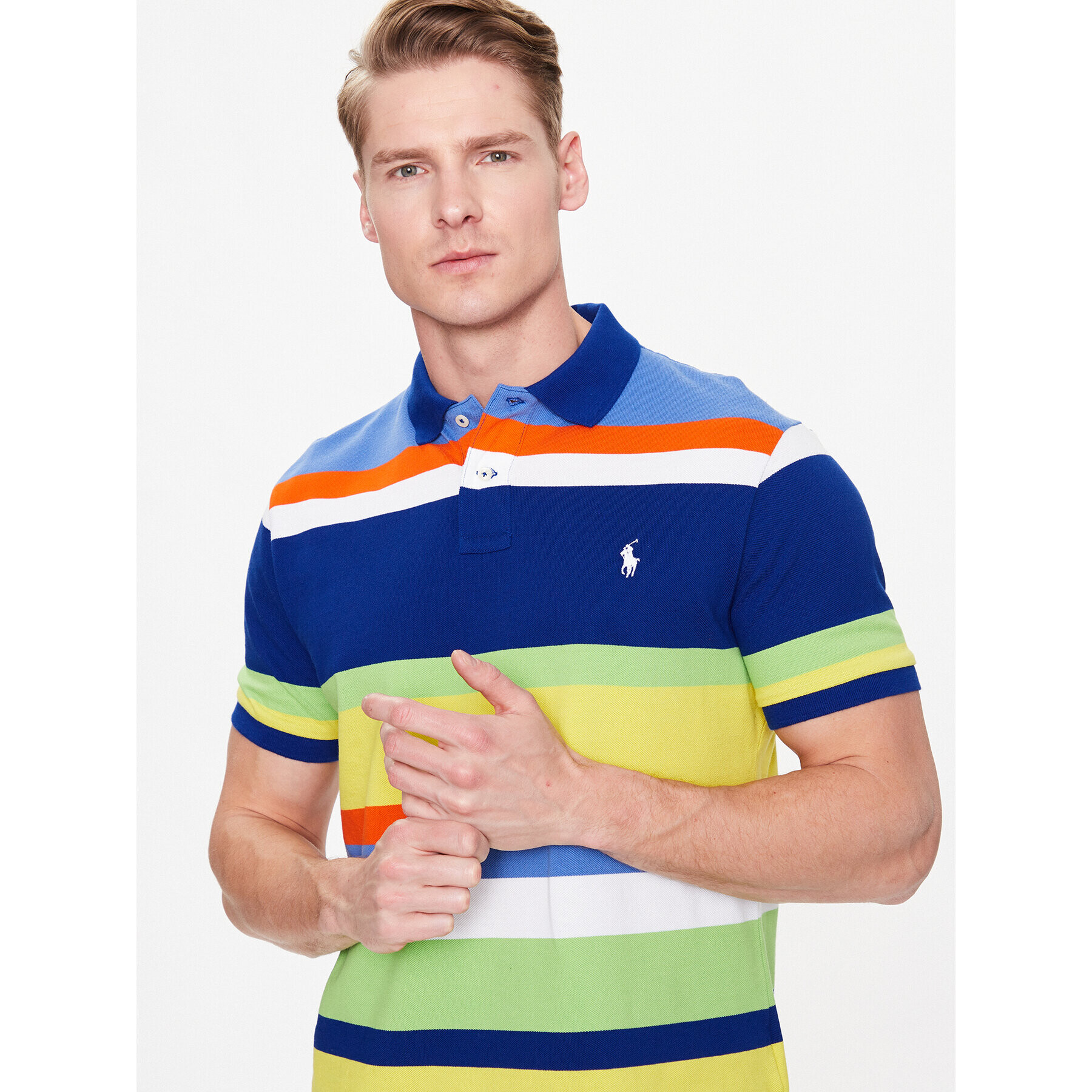 Polo Ralph Lauren Polokošeľa 710890054001 Farebná Slim Fit - Pepit.sk