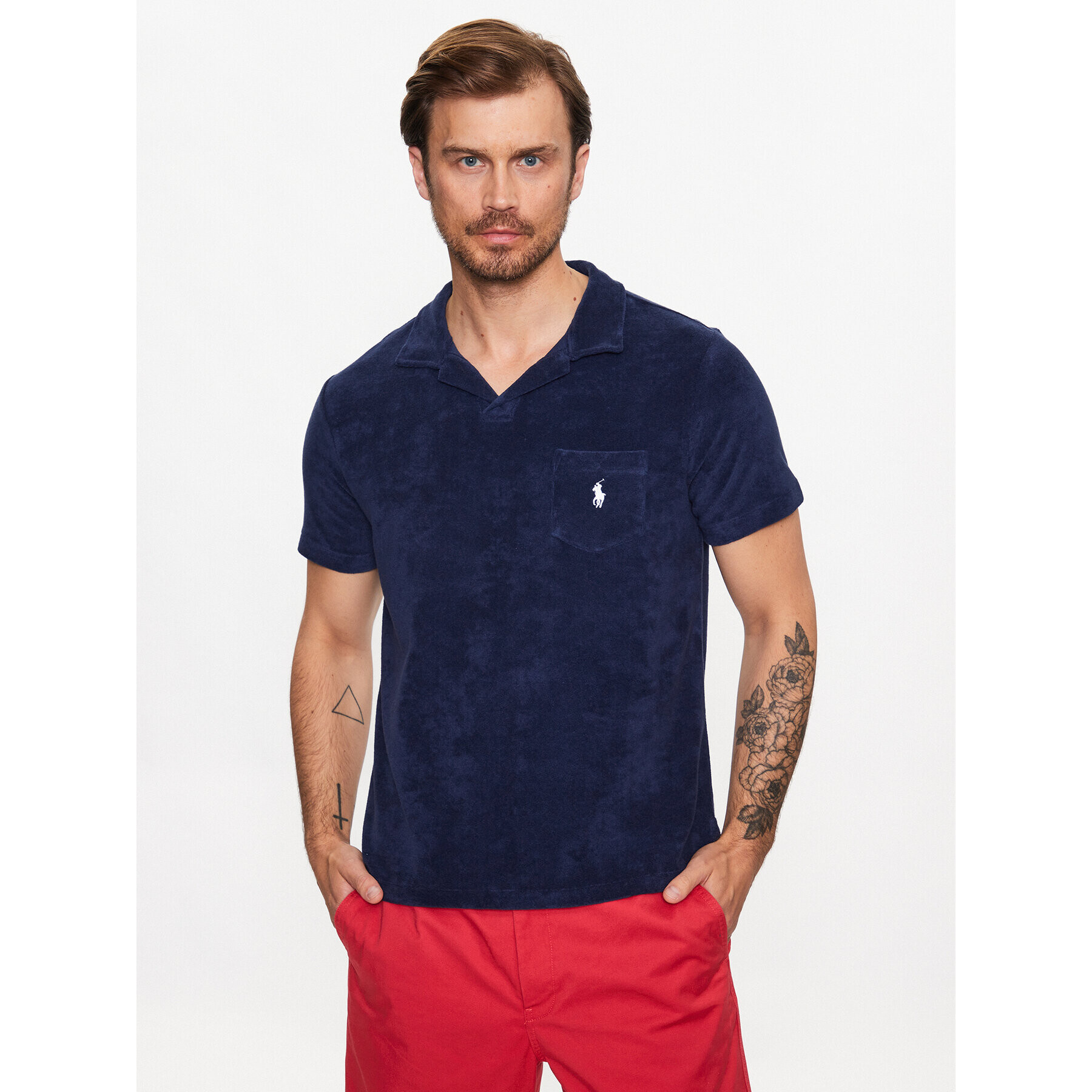 Polo Ralph Lauren Polokošeľa 710901044003 Tmavomodrá Regular Fit - Pepit.sk