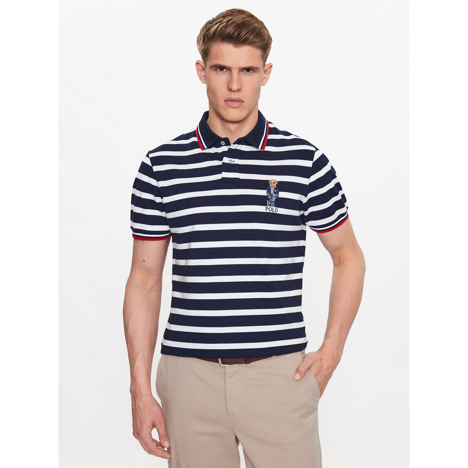 Polo Ralph Lauren Polokošeľa 710909720001 Tmavomodrá Regular Fit - Pepit.sk