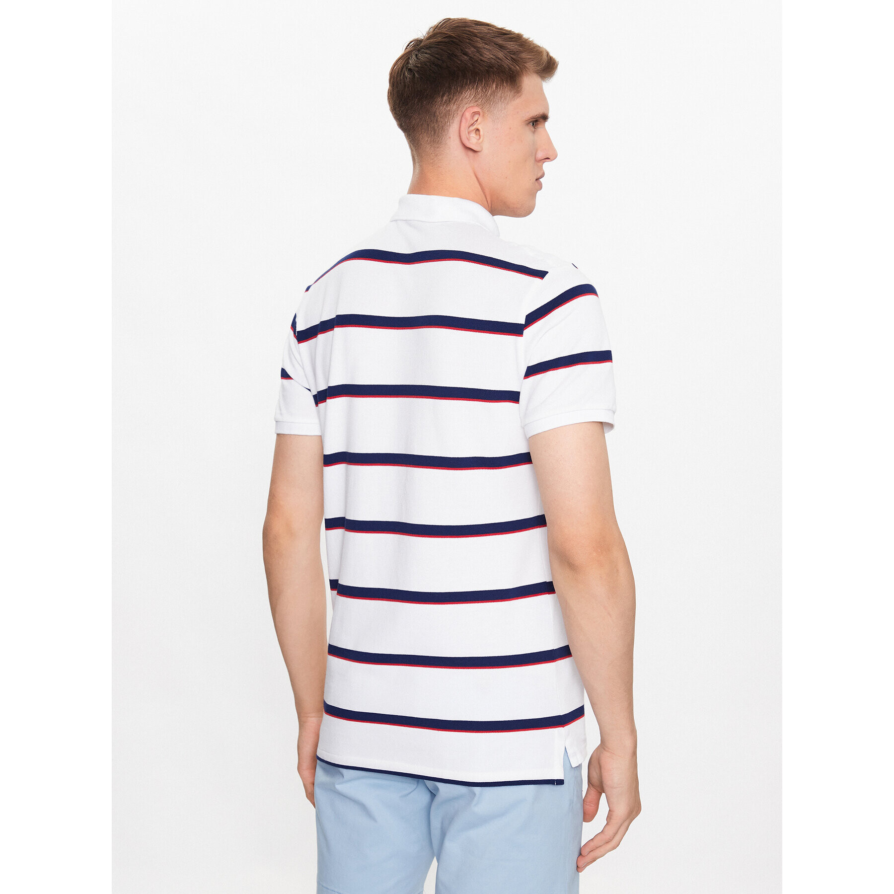 Polo Ralph Lauren Polokošeľa 710910521001 Biela Custom Slim Fit - Pepit.sk