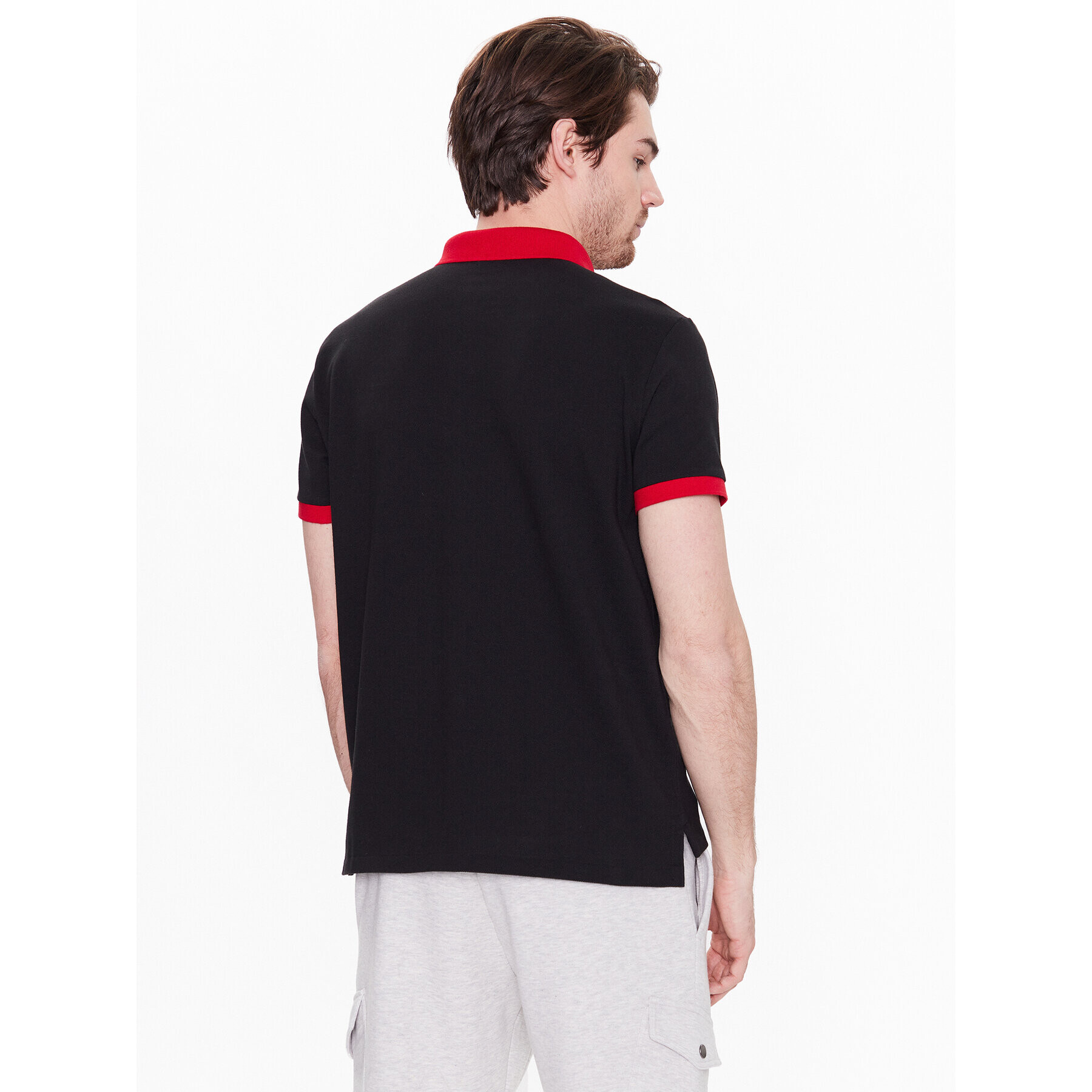 Polo Ralph Lauren Polokošeľa 710913593001 Čierna Slim Fit - Pepit.sk