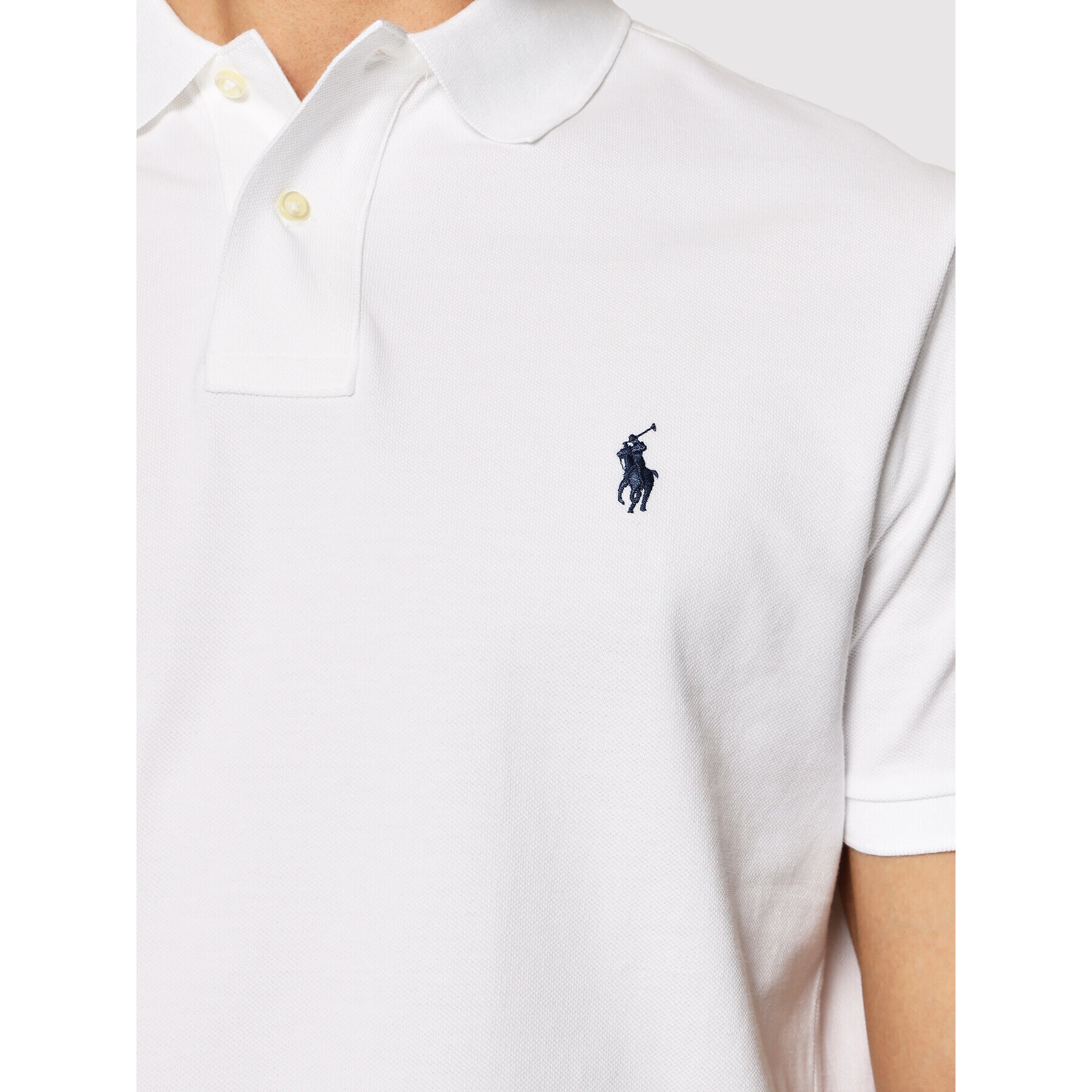 Polo Ralph Lauren Polokošeľa Core Replen 710666998 Biela Custom Slim Fit - Pepit.sk