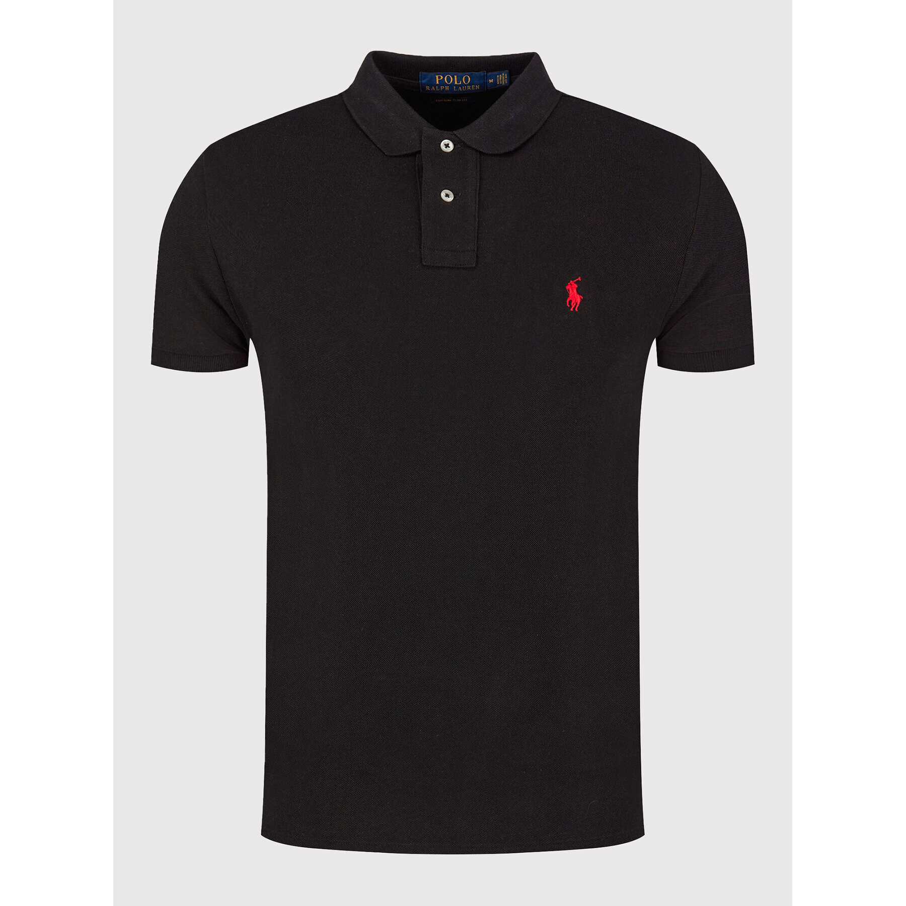 Polo Ralph Lauren Polokošeľa Core Replen 710782592 Čierna Custom Slim Fit - Pepit.sk