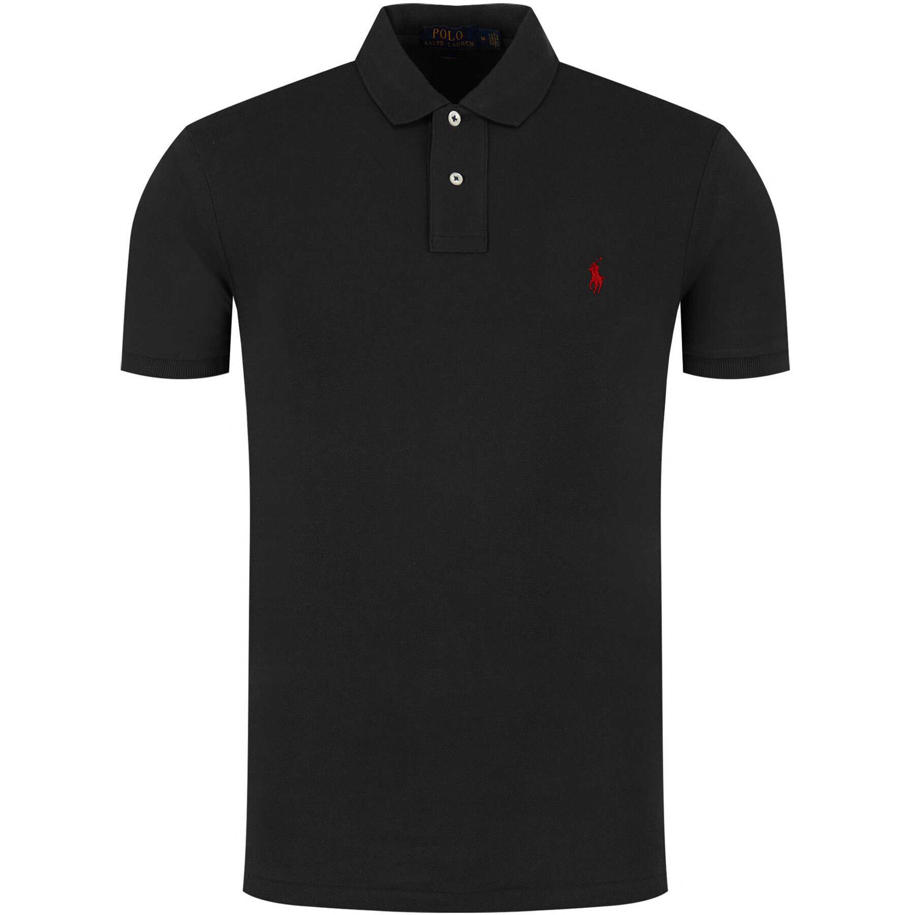 Polo Ralph Lauren Polokošeľa Core Replen 710795080 Čierna Slim Fit - Pepit.sk