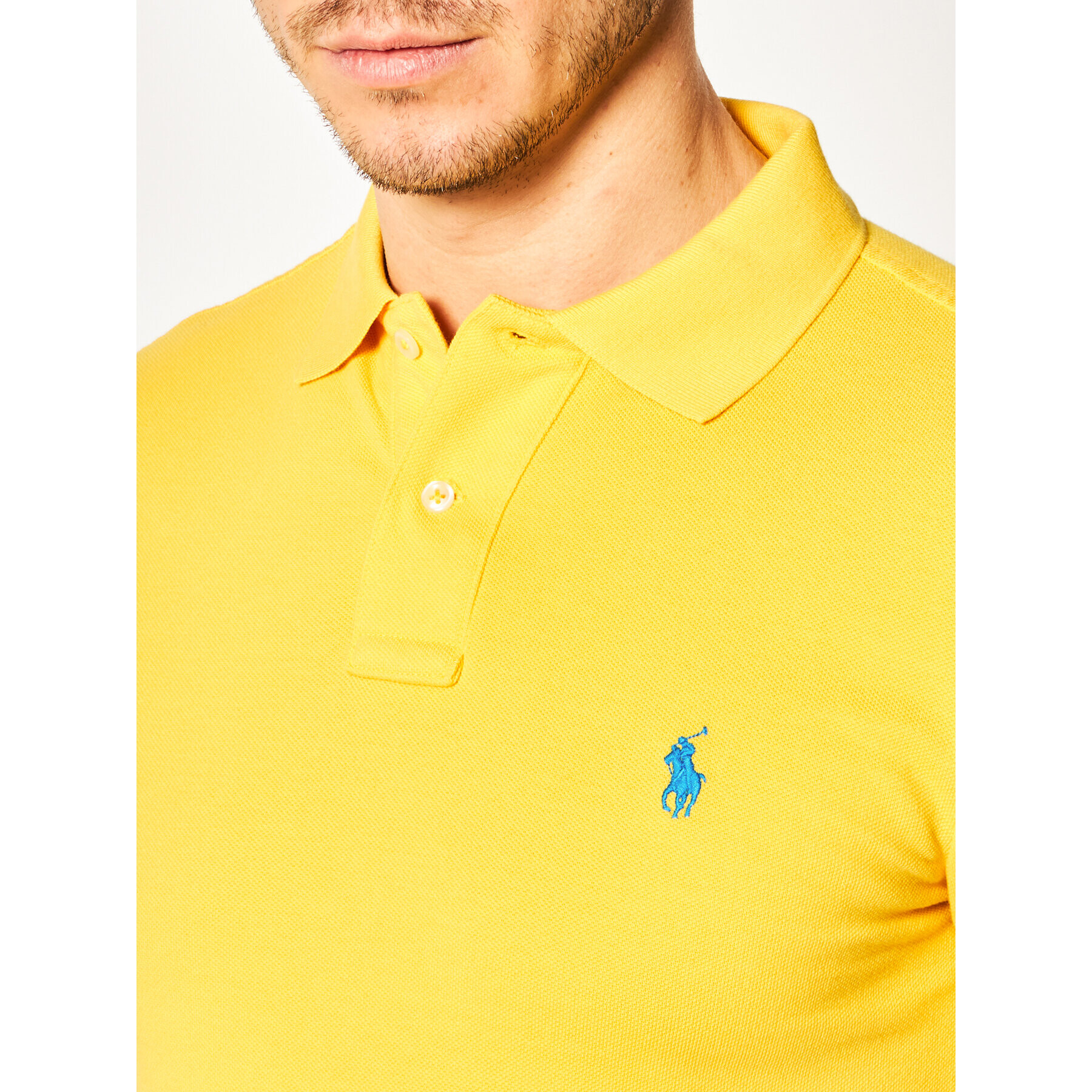 Polo Ralph Lauren Polokošeľa Core Replen 710795080 Žltá Slim Fit - Pepit.sk