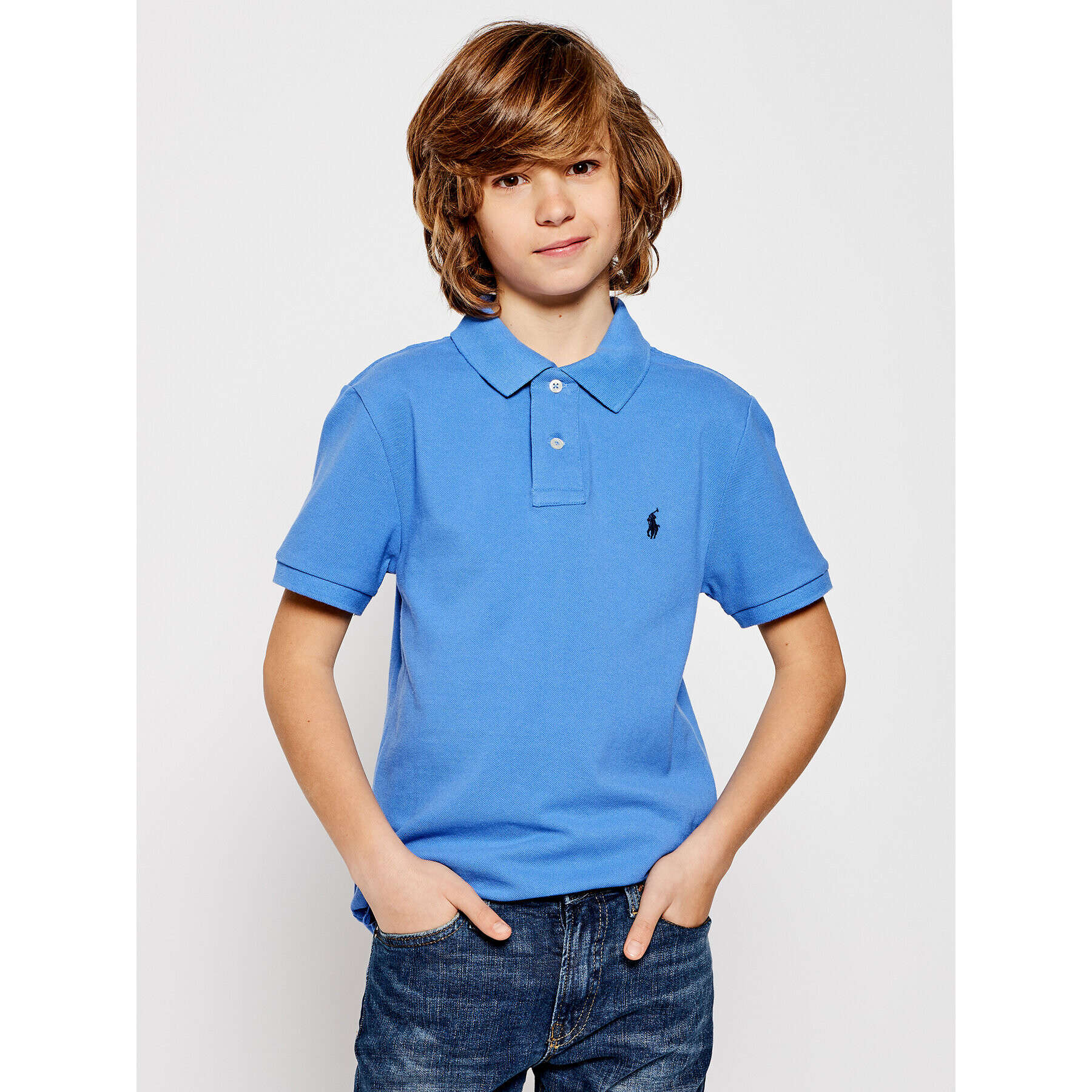 Polo Ralph Lauren Polokošeľa Fsr 323547926006 Modrá Slim Fit - Pepit.sk