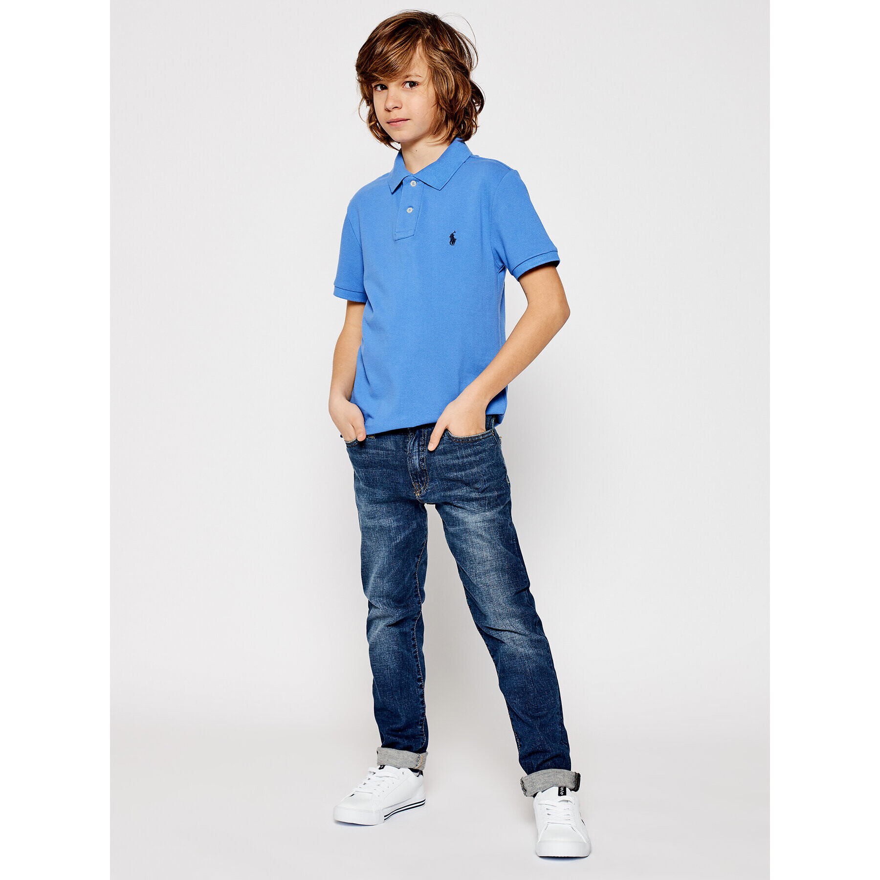 Polo Ralph Lauren Polokošeľa Fsr 323547926006 Modrá Slim Fit - Pepit.sk