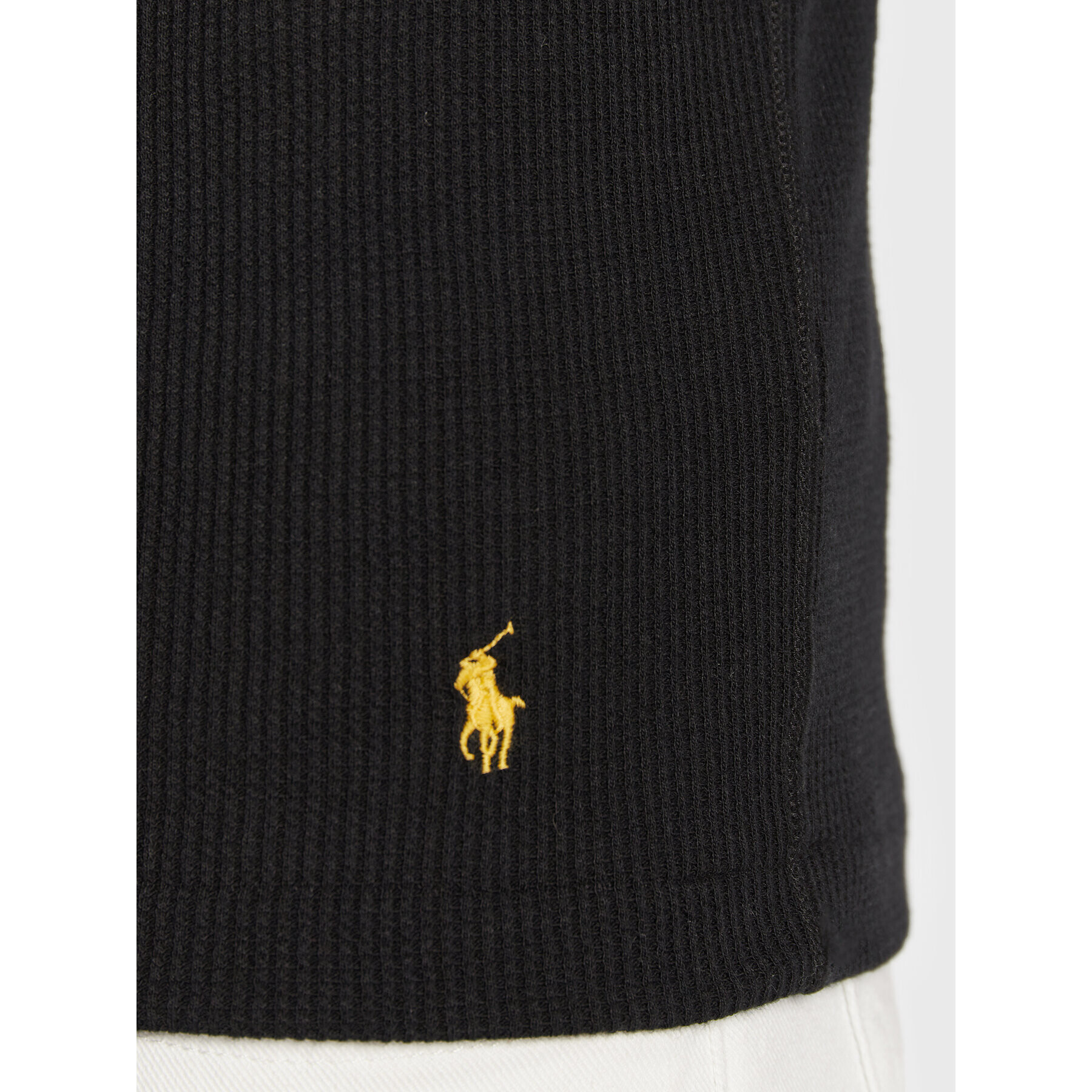 Polo Ralph Lauren S dlhými rukávmi 714830284007 Čierna Slim Fit - Pepit.sk