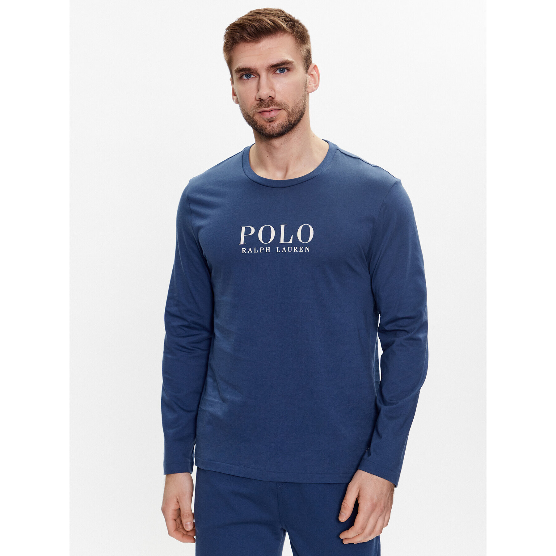 Polo Ralph Lauren S dlhými rukávmi 714899614002 Tmavomodrá Regular Fit - Pepit.sk