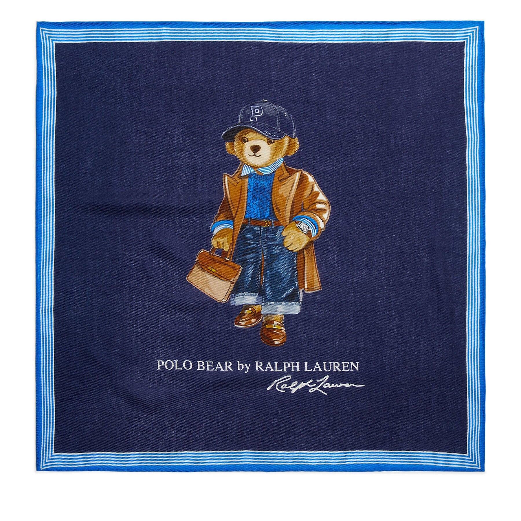 Polo Ralph Lauren Šál 455931399001 Tmavomodrá - Pepit.sk