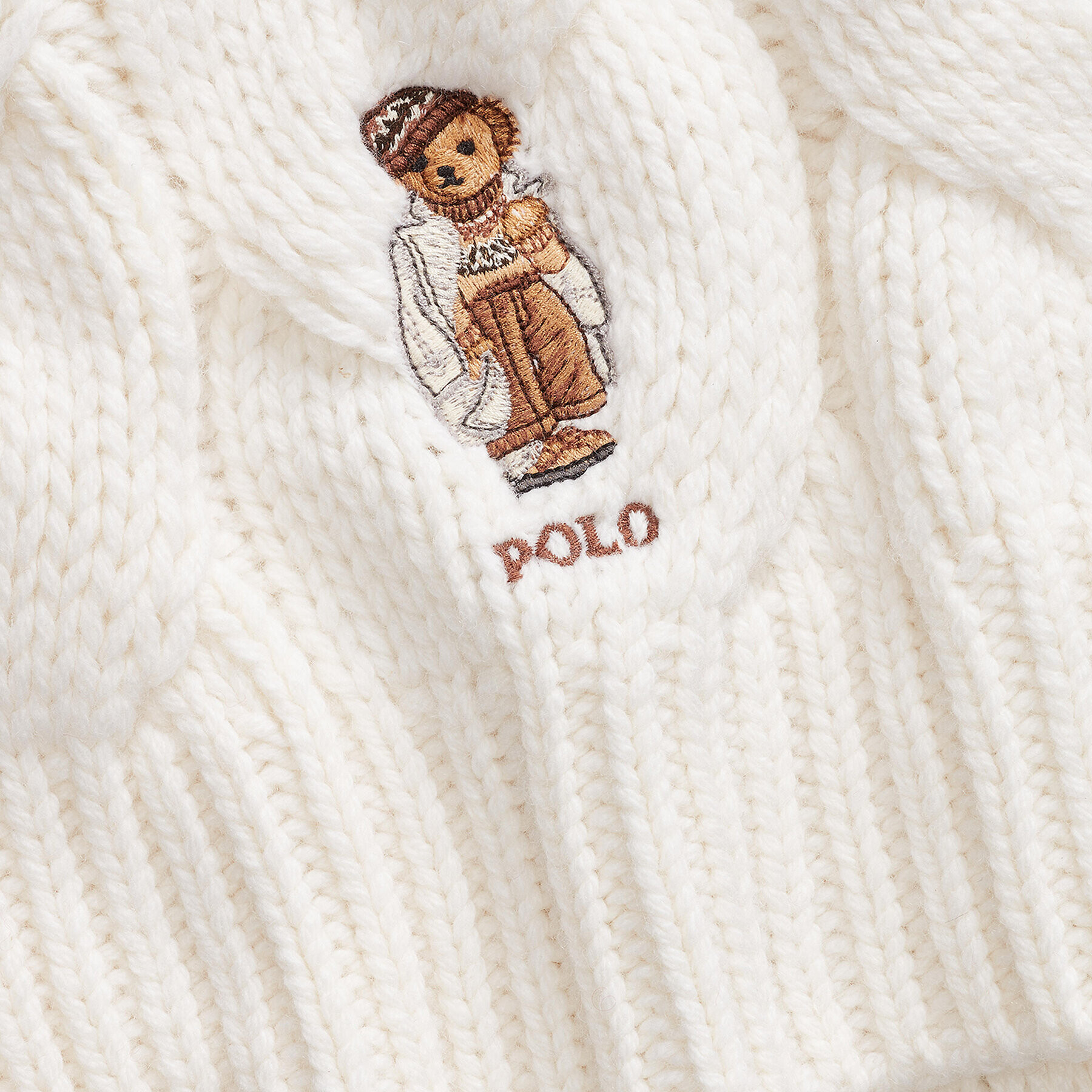 Polo Ralph Lauren Šál 455931424001 Écru - Pepit.sk