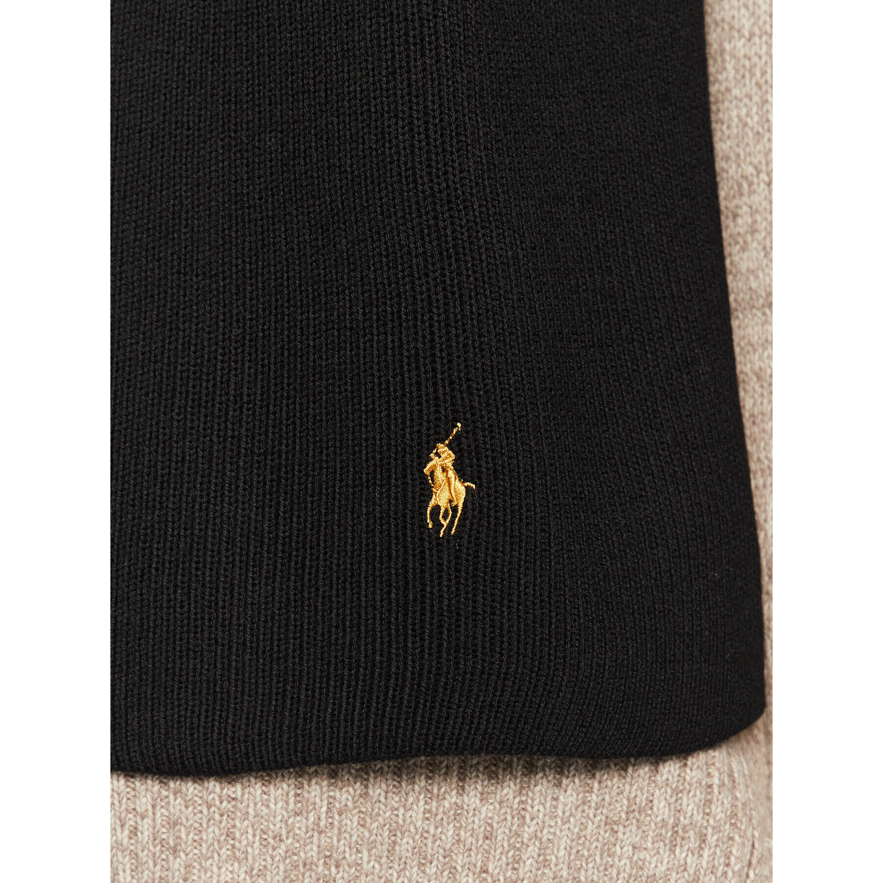 Polo Ralph Lauren Šál 710886136008 Čierna - Pepit.sk