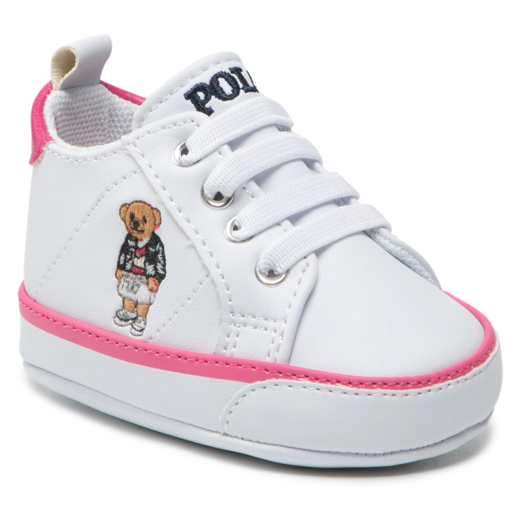 Polo Ralph Lauren Sneakersy Quilton Bear Gore Hi RL100651 Biela - Pepit.sk