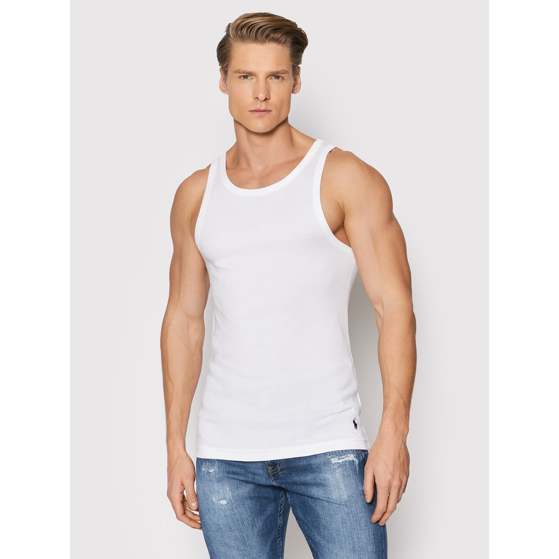 Polo Ralph Lauren Súprava 2 tank topov 714835886001 Biela Regular Fit - Pepit.sk