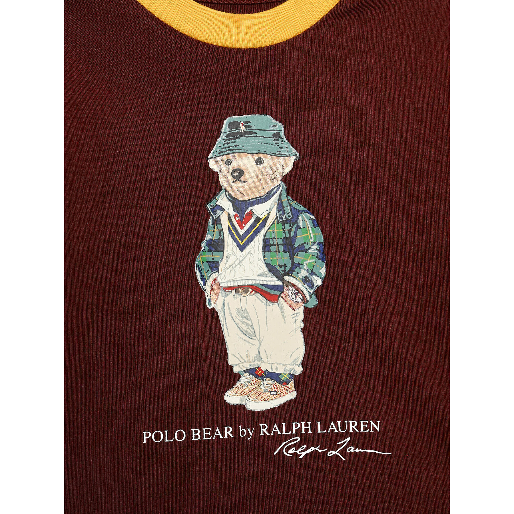 Polo Ralph Lauren Súprava blúzka a nohavice Ls Cn Bear 320920334001 Červená Regular Fit - Pepit.sk