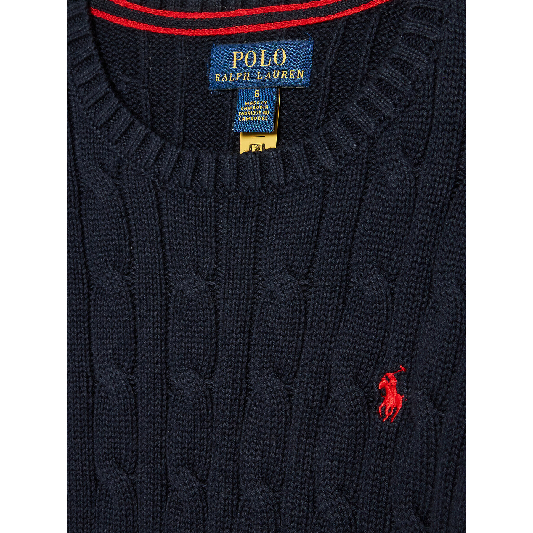 Polo Ralph Lauren Sveter 322702674042 Tmavomodrá Regular Fit - Pepit.sk