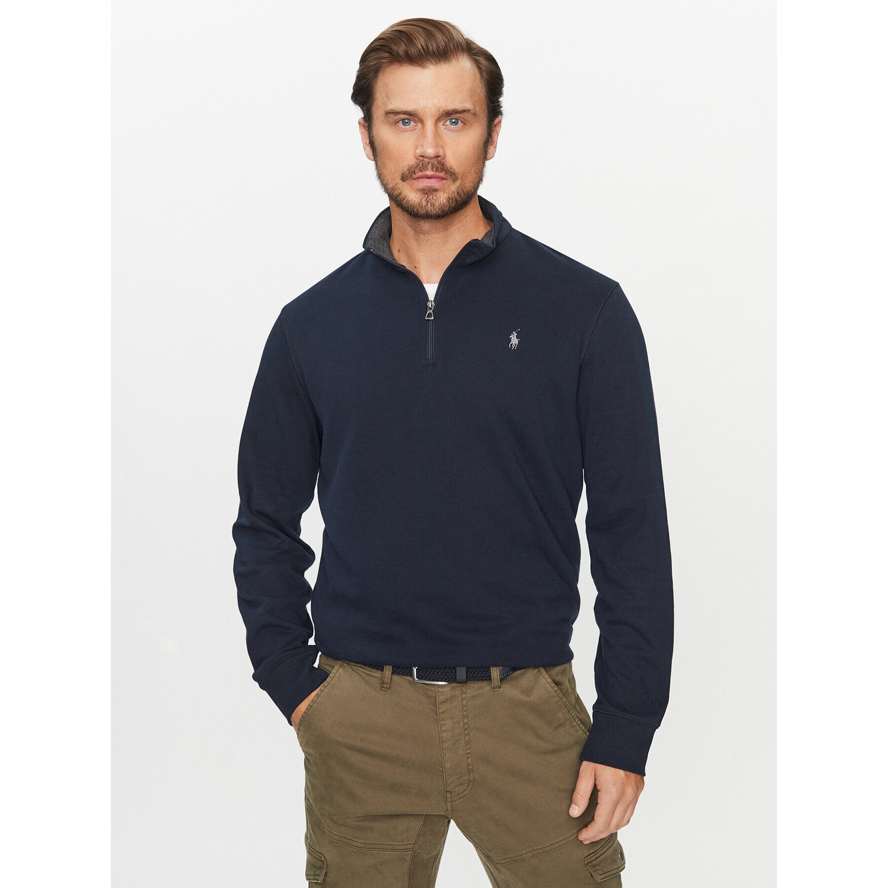 Polo Ralph Lauren Sveter 710812963003 Tmavomodrá Regular Fit - Pepit.sk