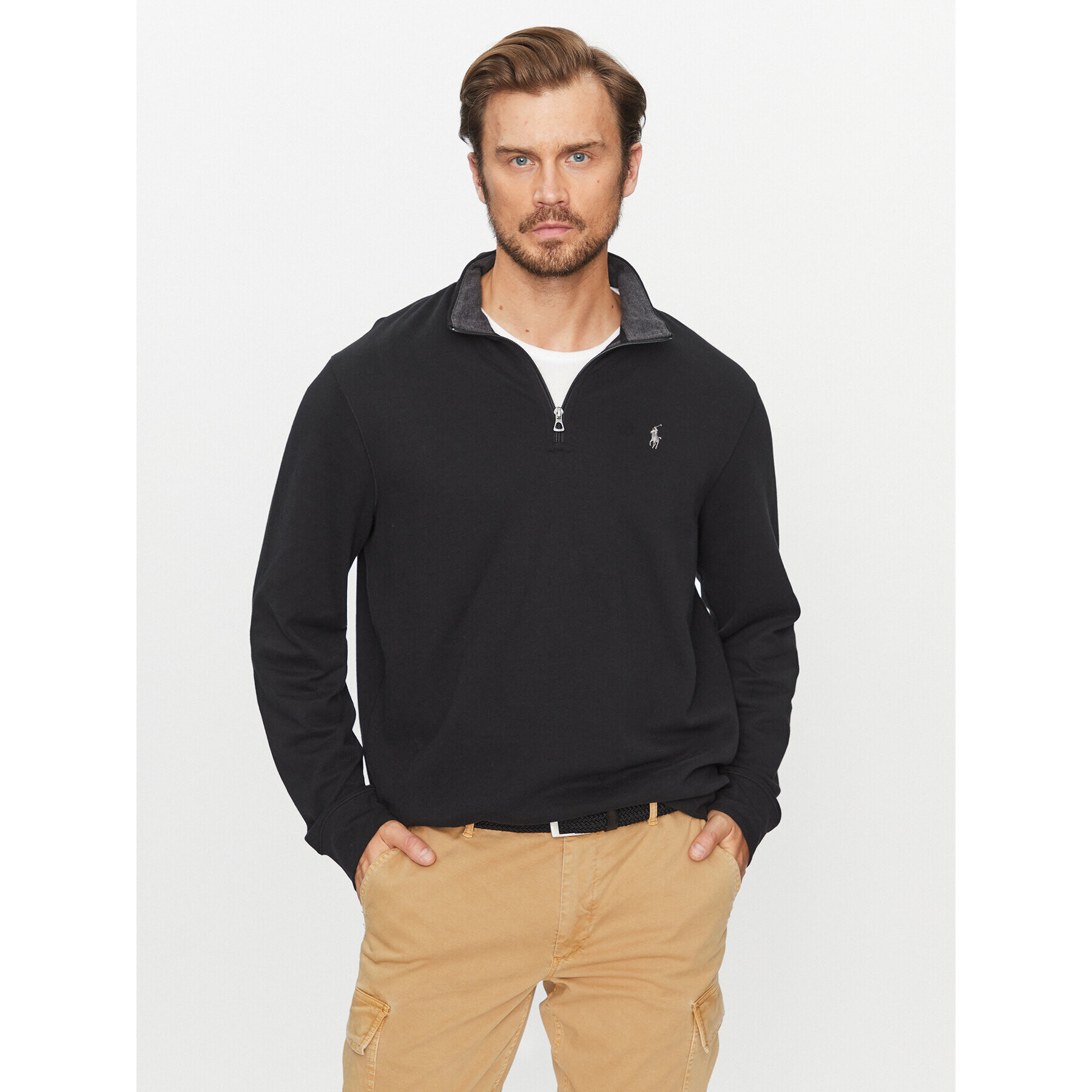 Polo Ralph Lauren Sveter 710812963037 Čierna Regular Fit - Pepit.sk