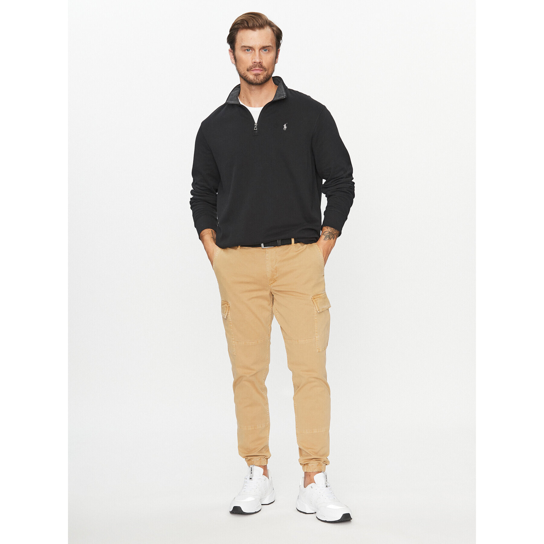 Polo Ralph Lauren Sveter 710812963037 Čierna Regular Fit - Pepit.sk