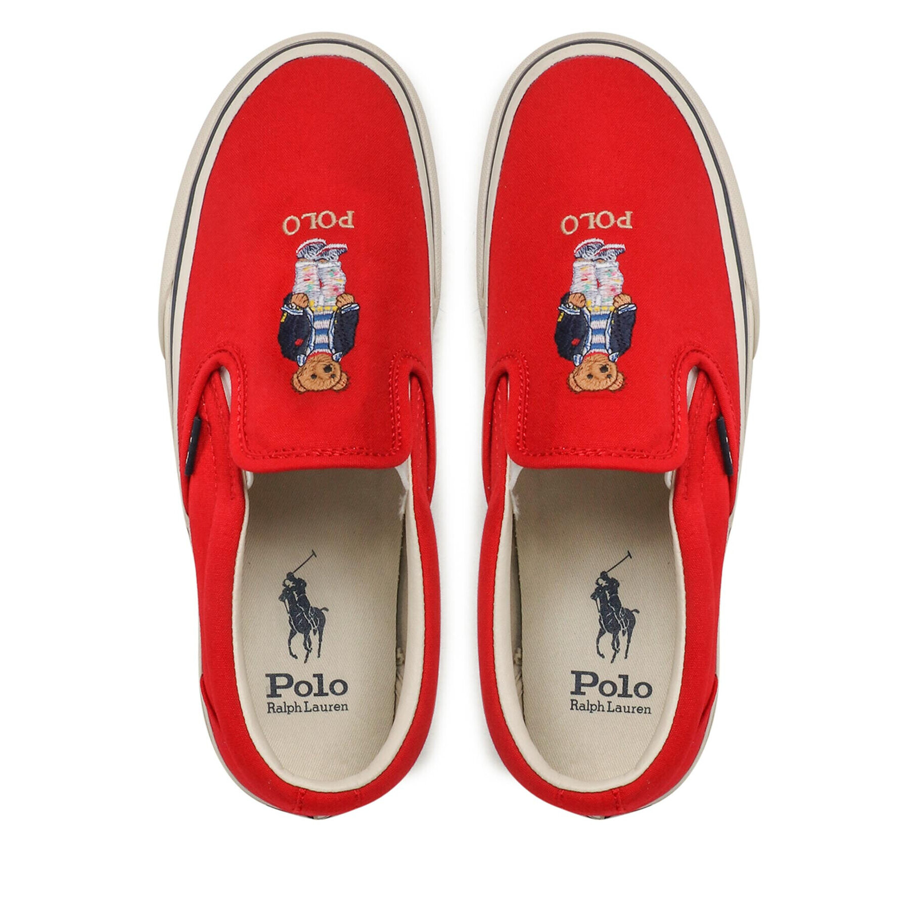 Polo Ralph Lauren Tenisky Keaton 816861089003 Červená - Pepit.sk