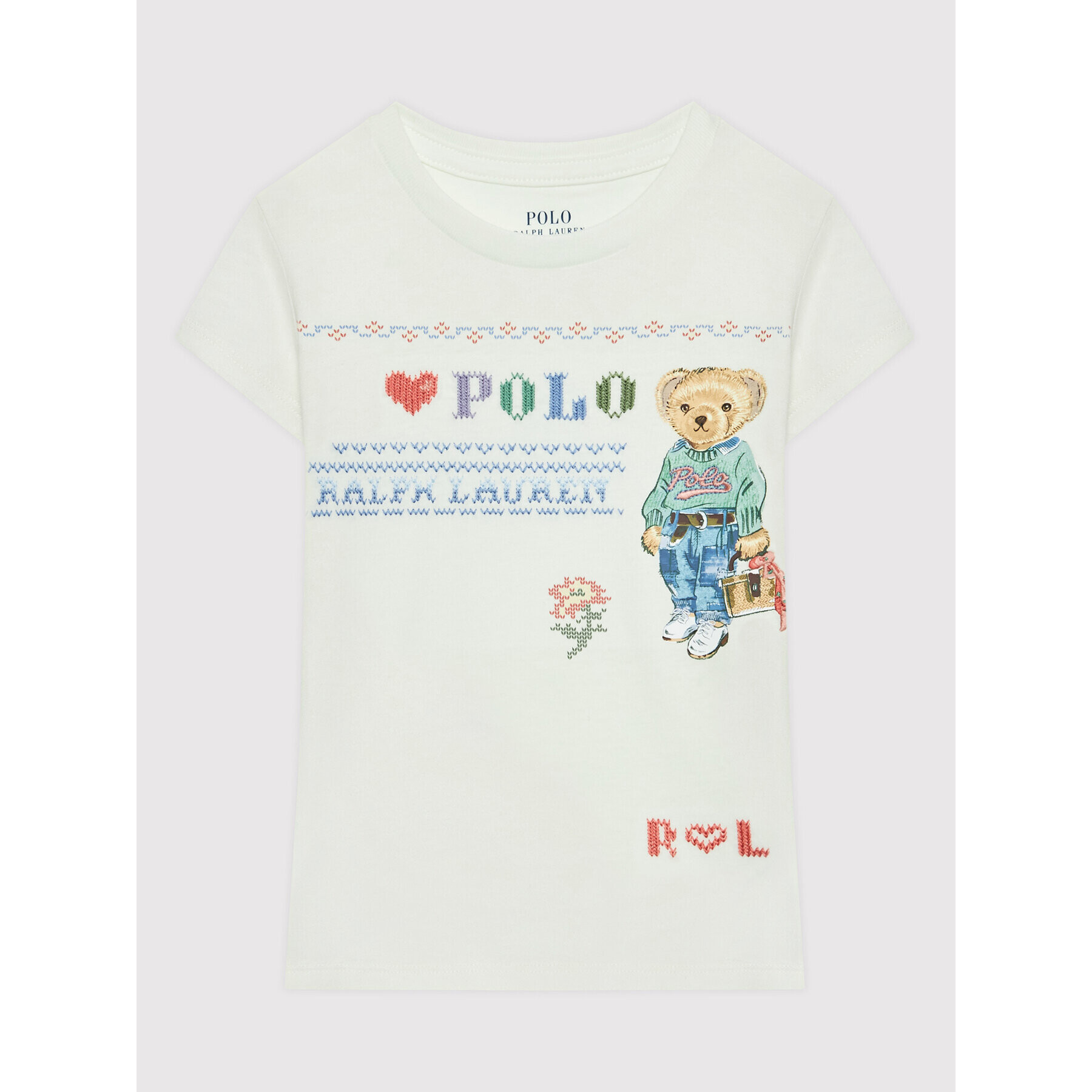 Polo Ralph Lauren Tričko 311869533001 Biela Regular Fit - Pepit.sk