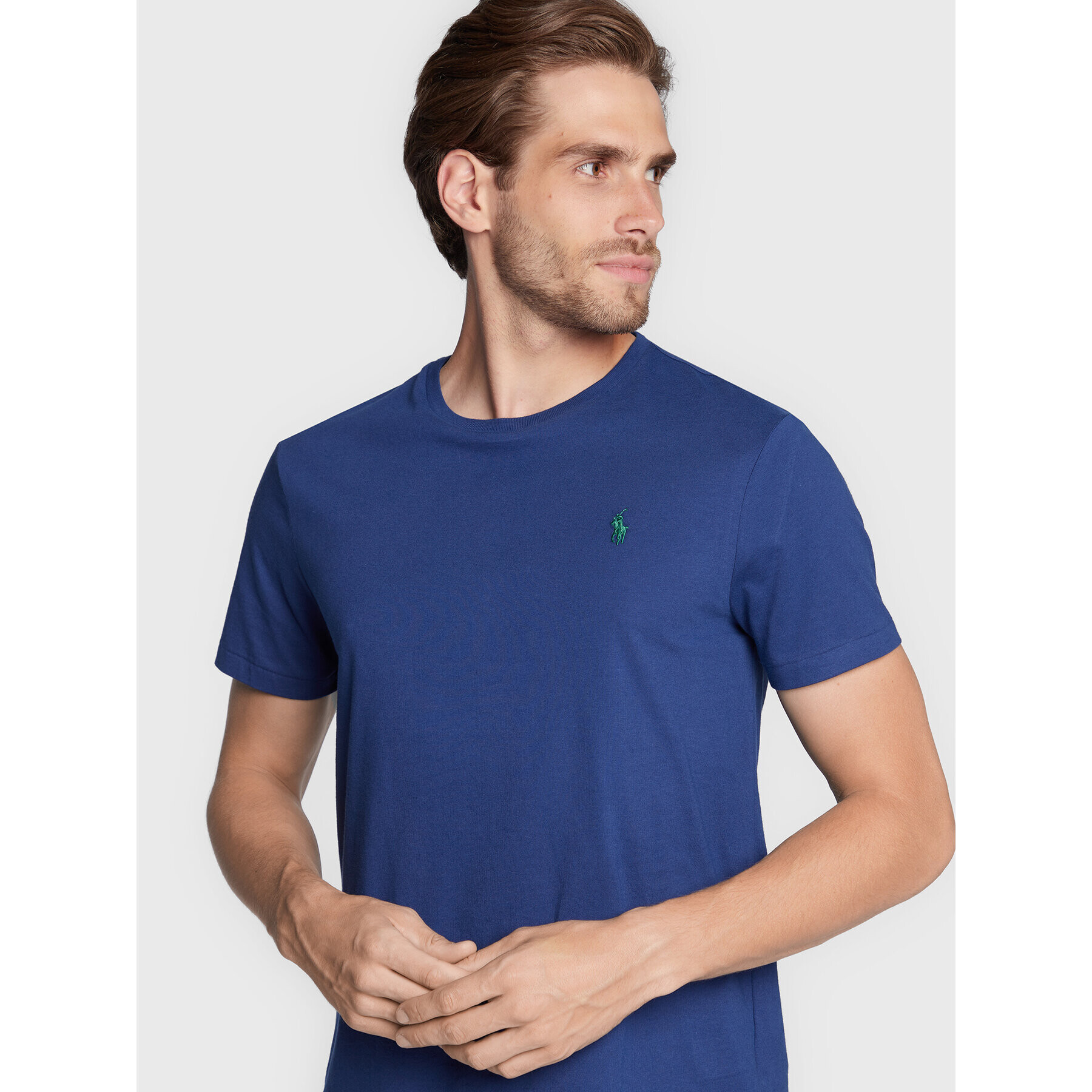 Polo Ralph Lauren Tričko 710671438281 Modrá Slim Fit - Pepit.sk