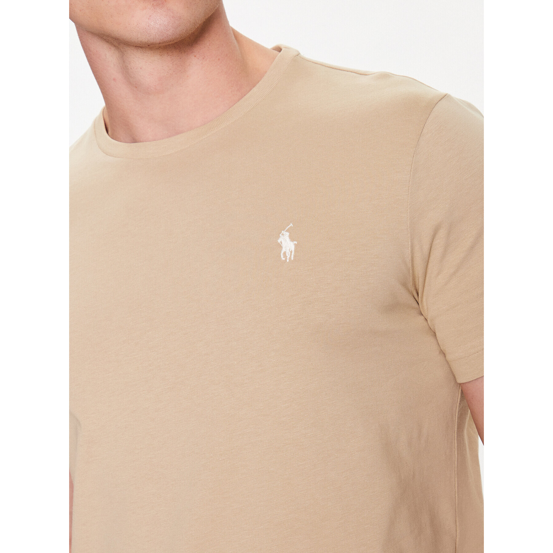 Polo Ralph Lauren Tričko 710671438294 Béžová Slim Fit - Pepit.sk