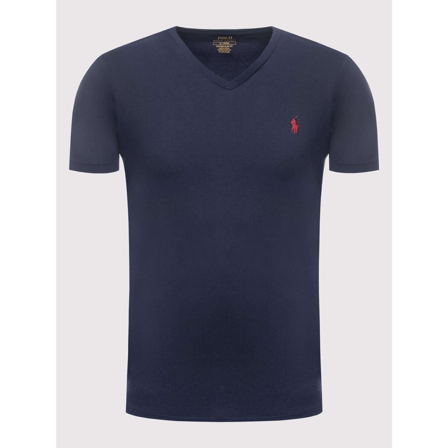 Polo Ralph Lauren Tričko 710671453091 Tmavomodrá Custom Slim Fit - Pepit.sk