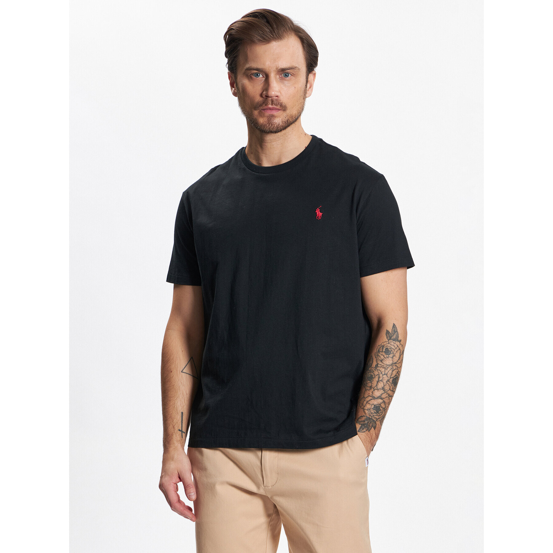 Polo Ralph Lauren Tričko 710707087002 Čierna Classic Fit - Pepit.sk