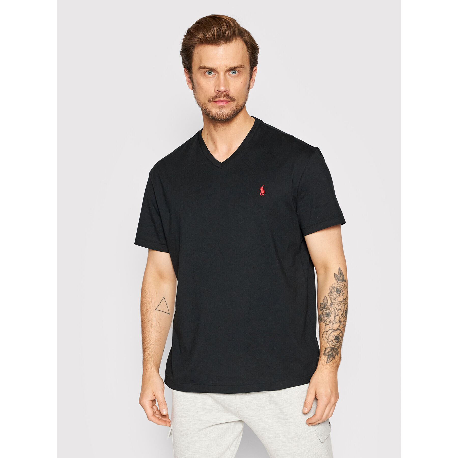 Polo Ralph Lauren Tričko 710708261 Čierna Classic Fit - Pepit.sk